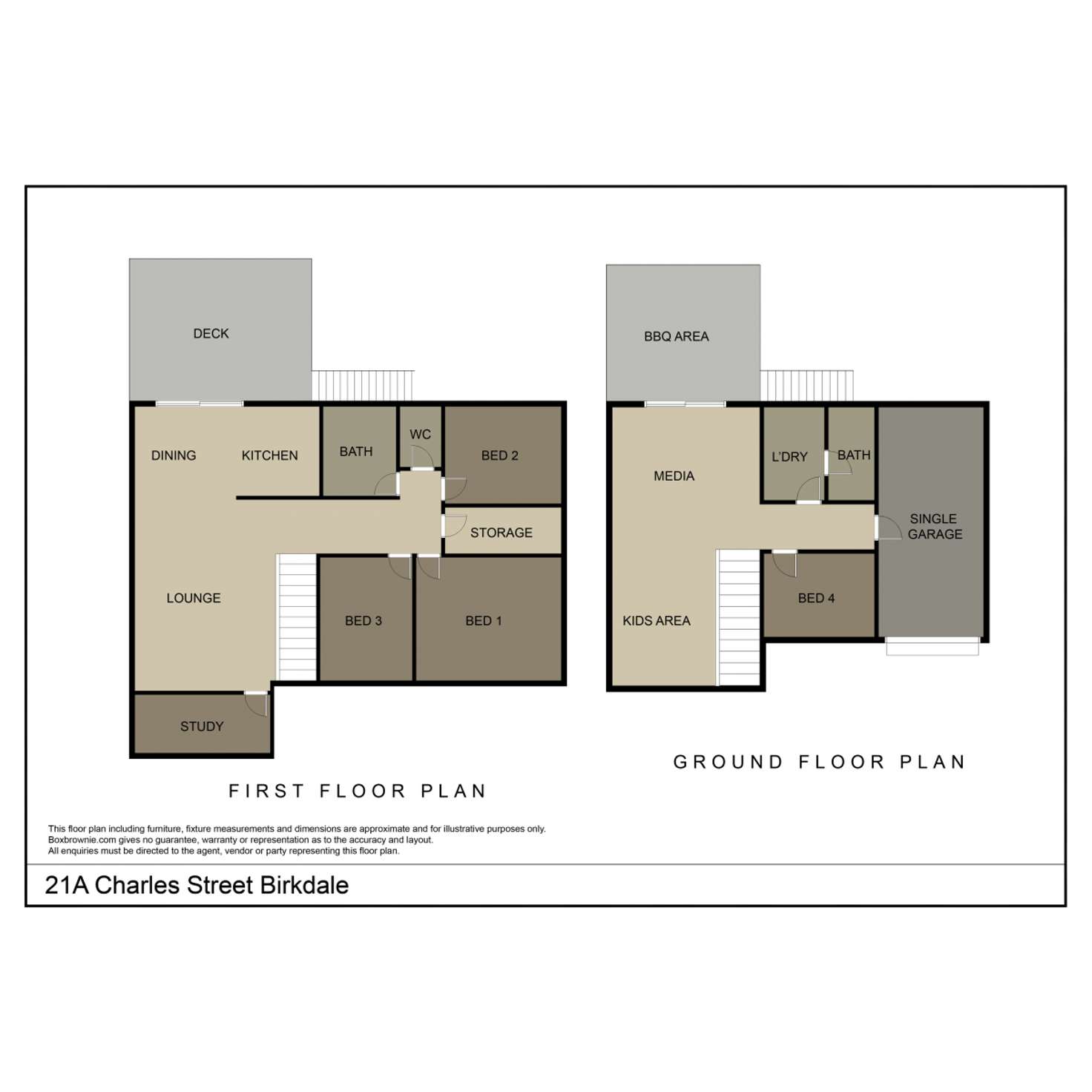 Floorplan of Homely house listing, 21A Charles Street, Birkdale QLD 4159