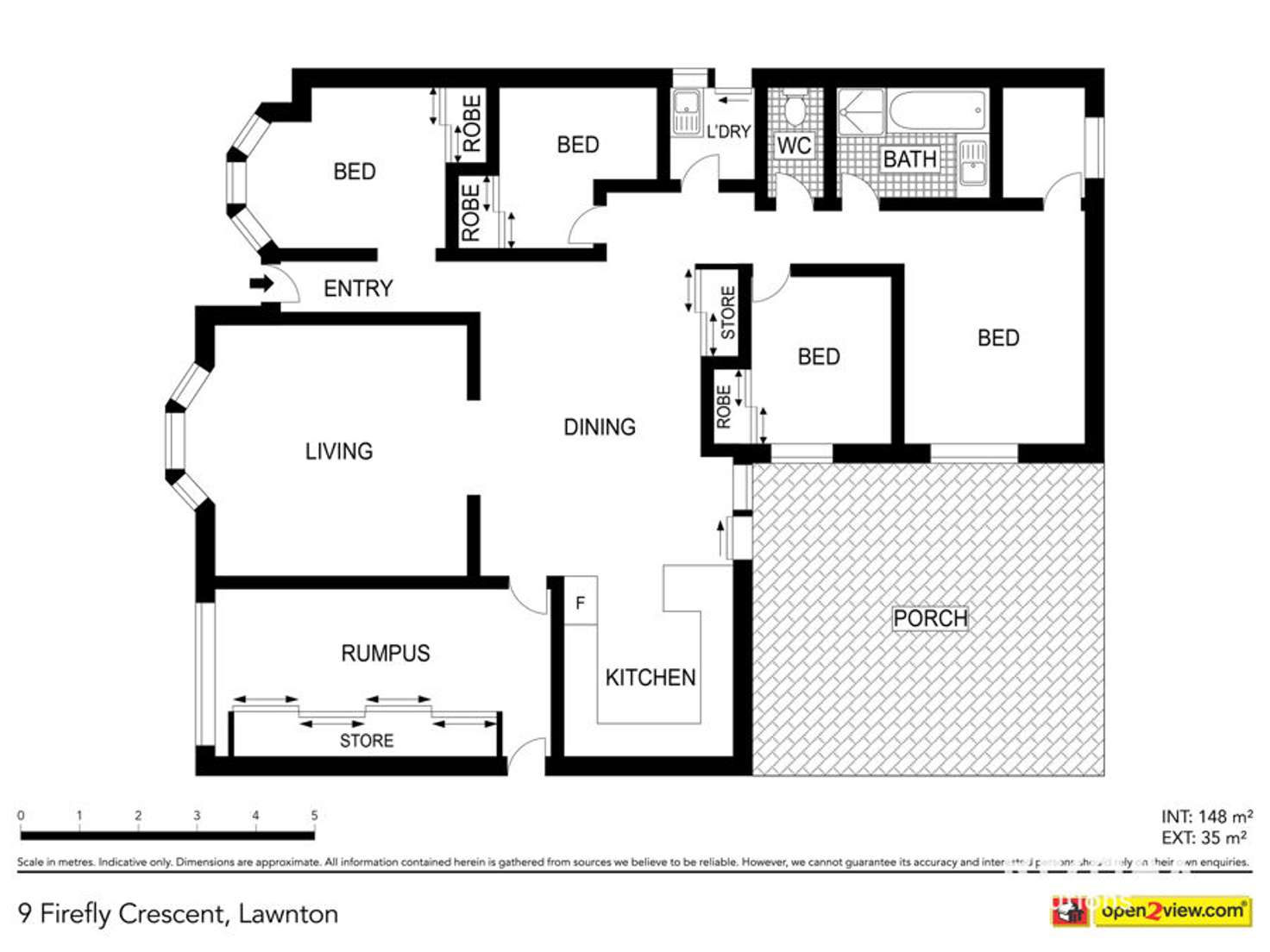 Floorplan of Homely house listing, 9 Firefly Crescent, Lawnton QLD 4501
