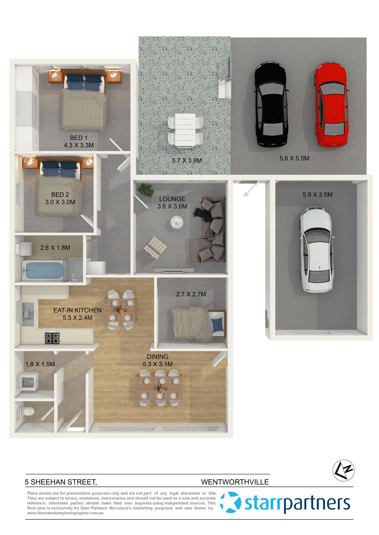 Floorplan of Homely house listing, 5 Sheehan Street, Wentworthville NSW 2145