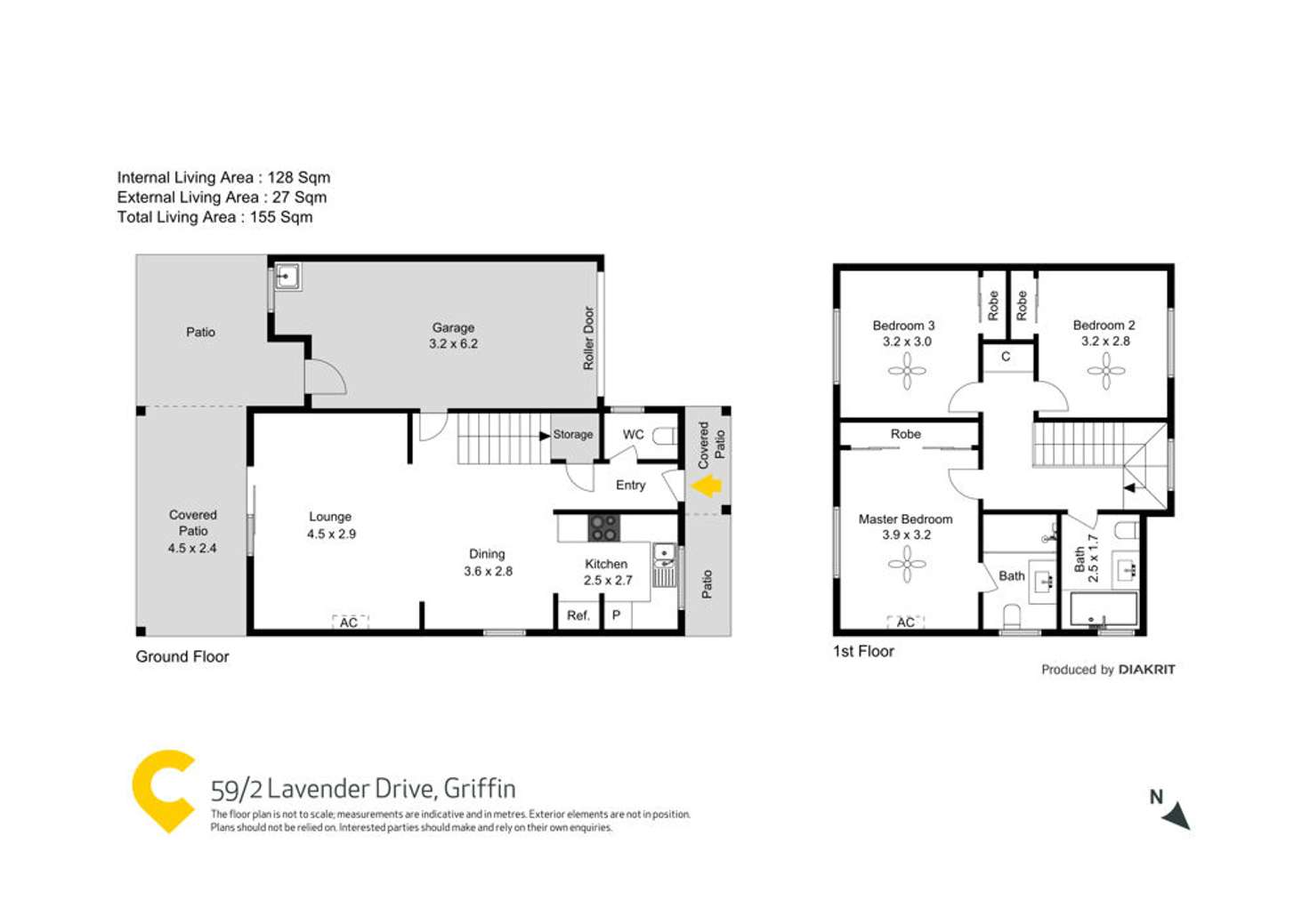 Floorplan of Homely house listing, 59/2 Lavender Drive, Griffin QLD 4503