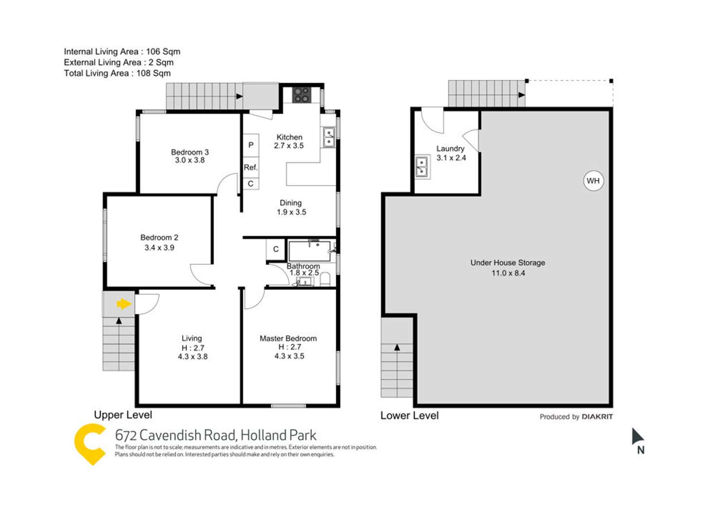 Floorplan of Homely house listing, 672 Cavendish Road, Holland Park QLD 4121