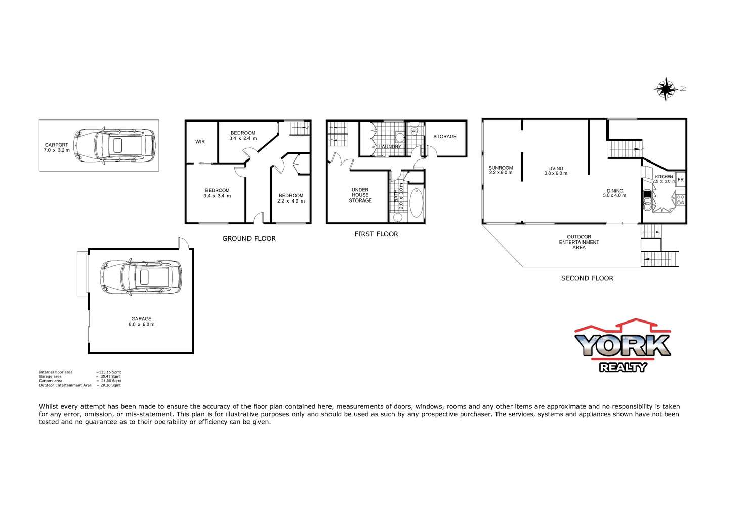 Floorplan of Homely house listing, 13 Greenbury Street, Rockville QLD 4350