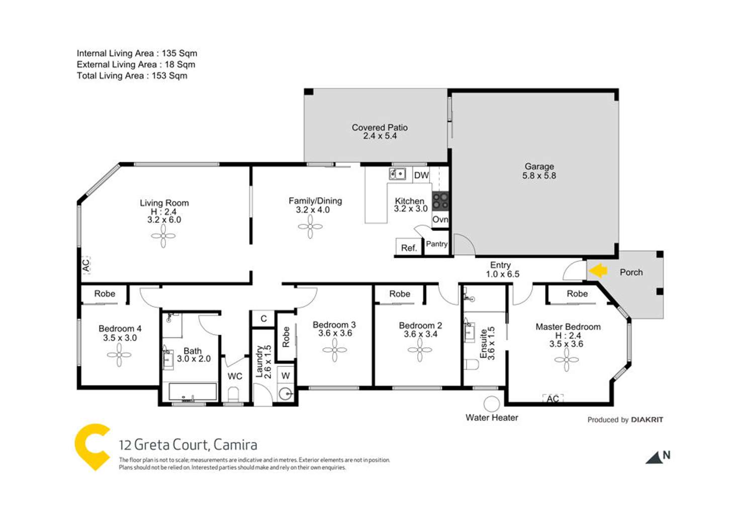 Floorplan of Homely house listing, 12 Greta Court, Camira QLD 4300