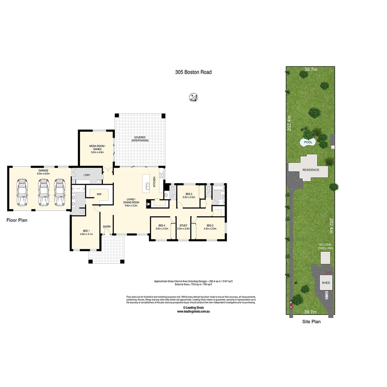 Floorplan of Homely house listing, 305 Boston Road, Belmont QLD 4153