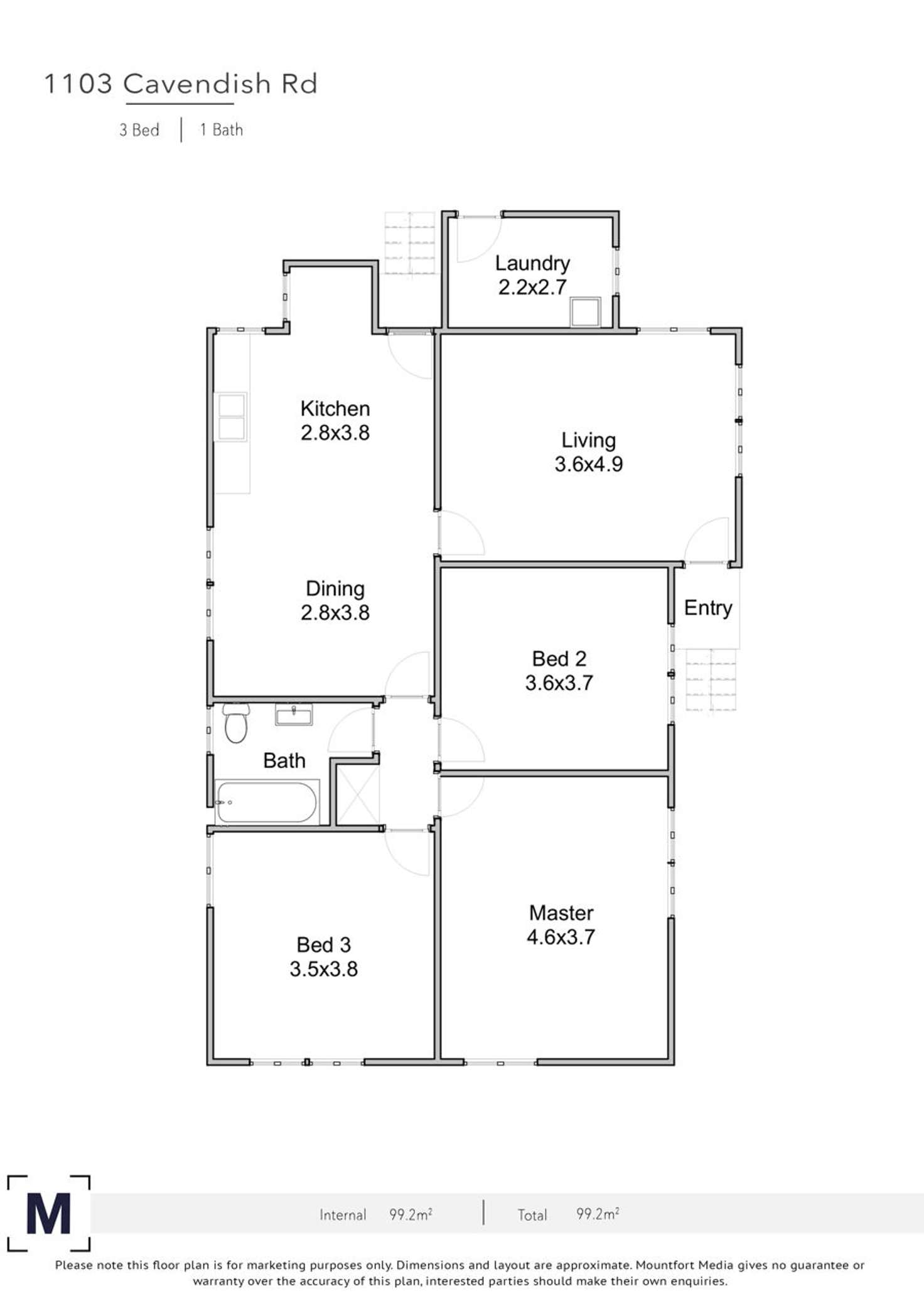 Floorplan of Homely house listing, 1103 Cavendish Road, Mount Gravatt East QLD 4122