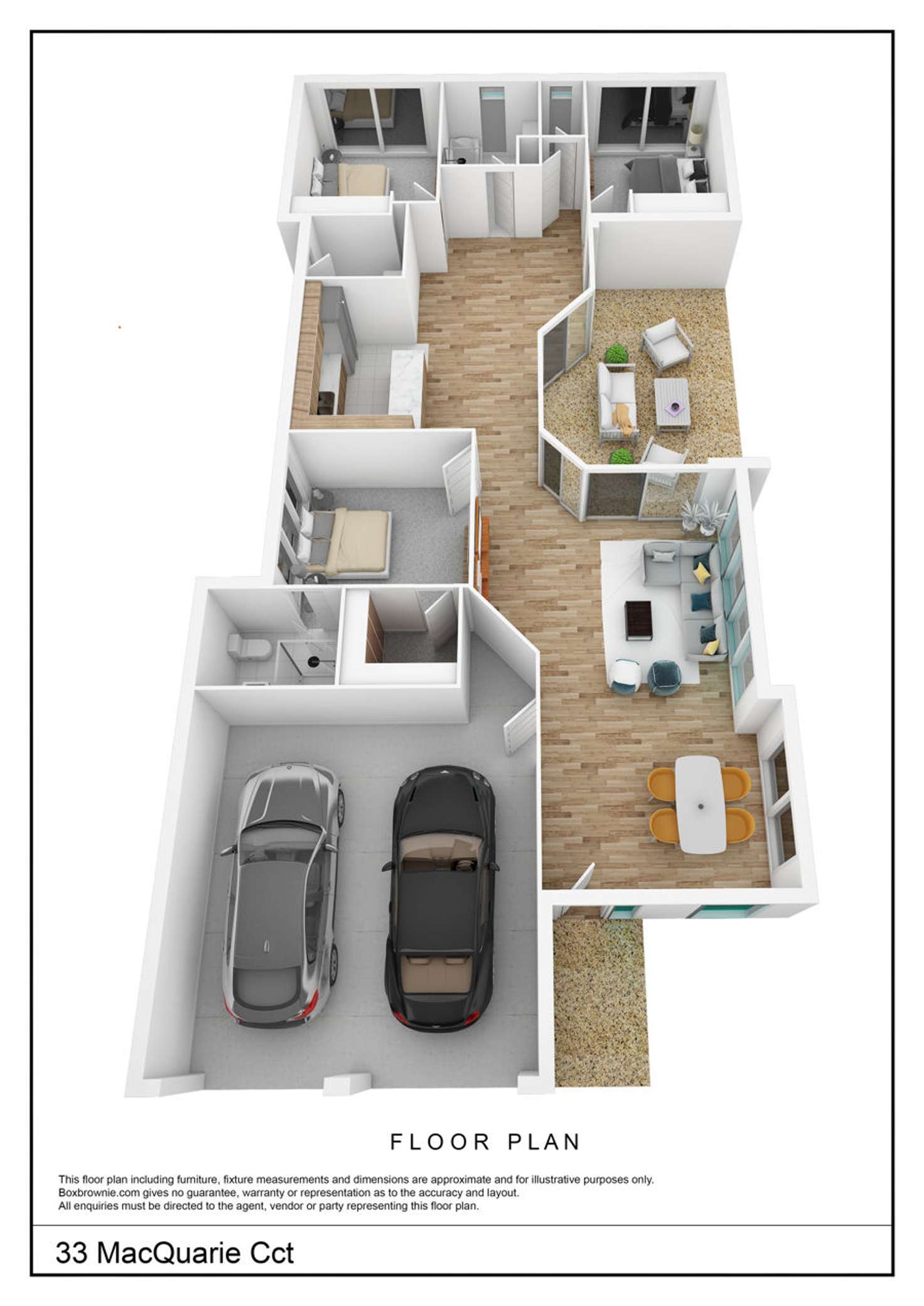 Floorplan of Homely house listing, 33 MacQuarie Circuit, Forest Lake QLD 4078