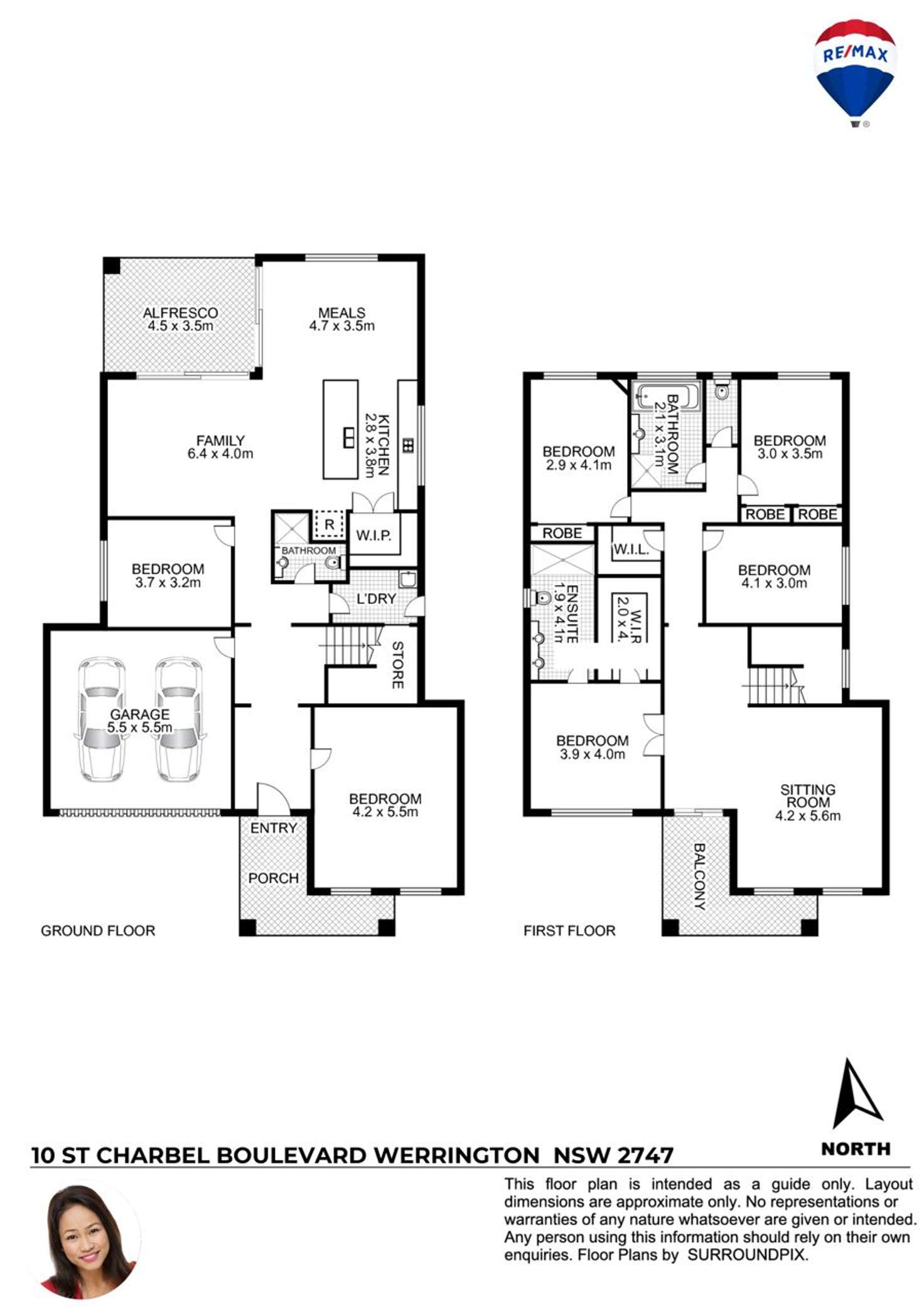 Floorplan of Homely house listing, 10 ST CHARBEL BOULEVARD, Werrington NSW 2747