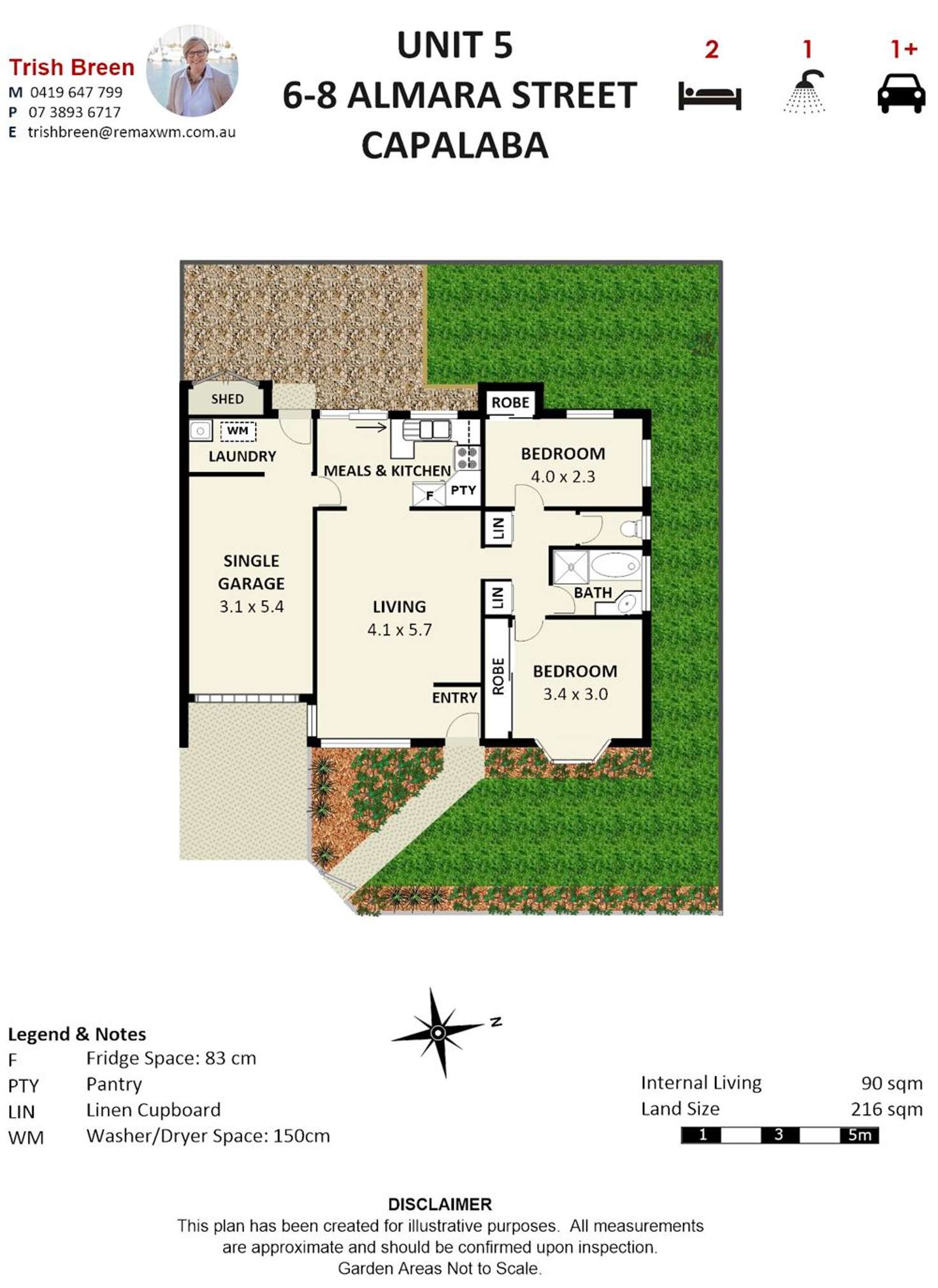 Floorplan of Homely unit listing, 5,6-8 Almara St, Capalaba QLD 4157
