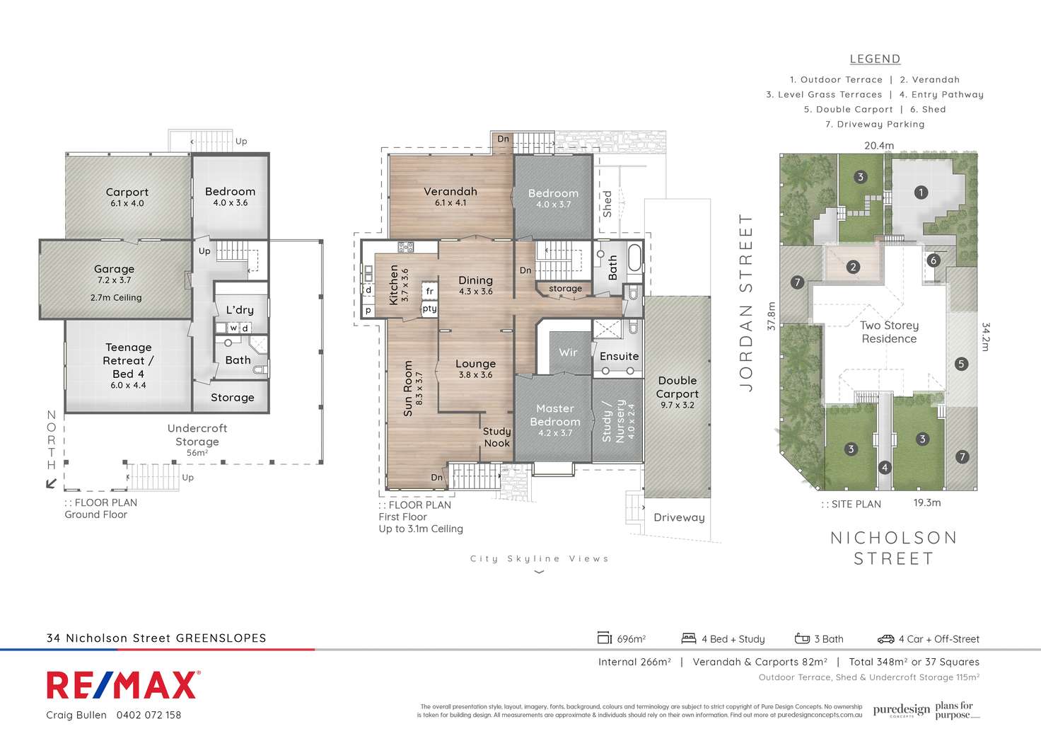 Floorplan of Homely house listing, 34 Nicholson Street, Greenslopes QLD 4120