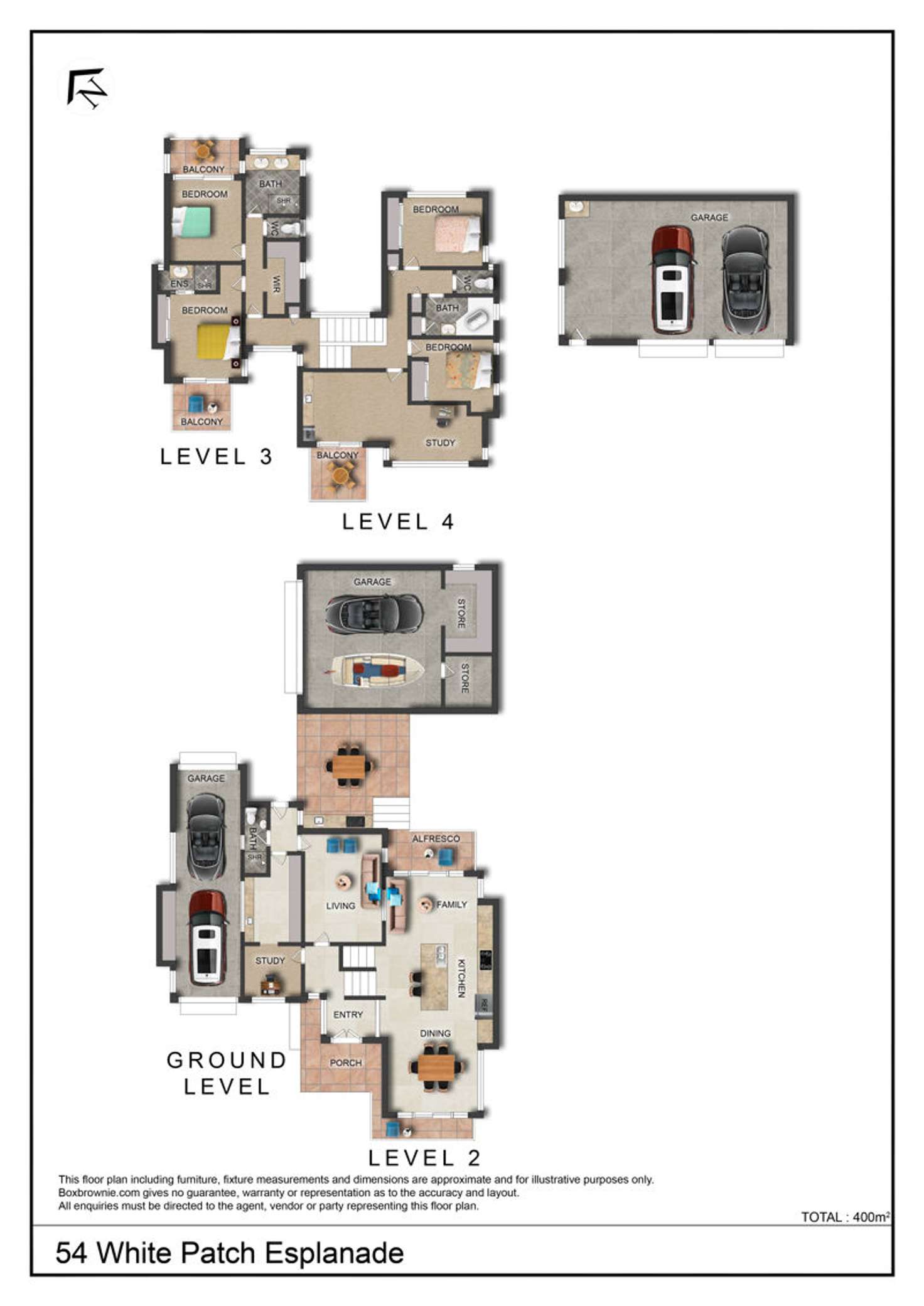 Floorplan of Homely acreageSemiRural listing, 54 White Patch Esplanade, White Patch QLD 4507
