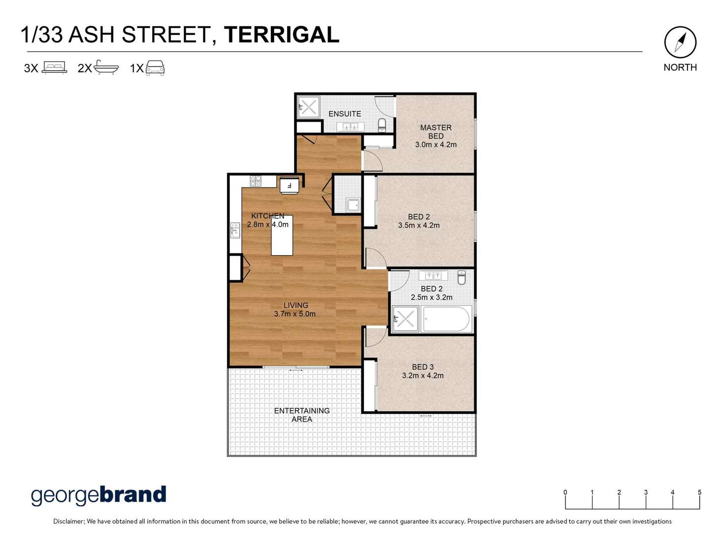 Floorplan of Homely house listing, 1/33 Ash Street, Terrigal NSW 2260