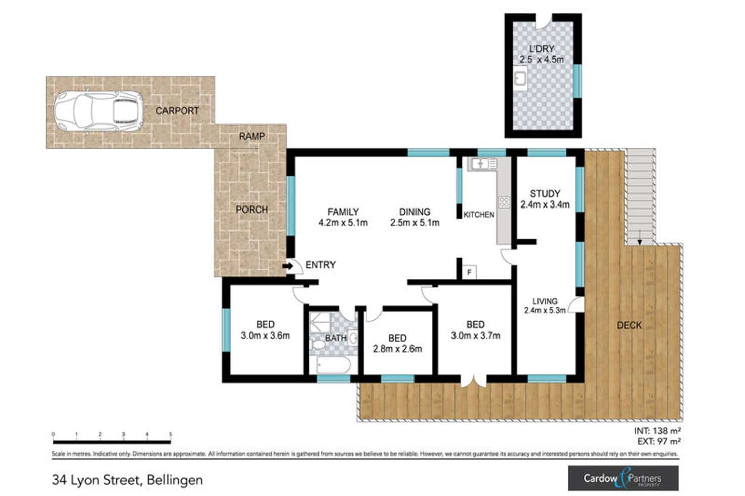Floorplan of Homely house listing, 34 Lyon Street, Bellingen NSW 2454