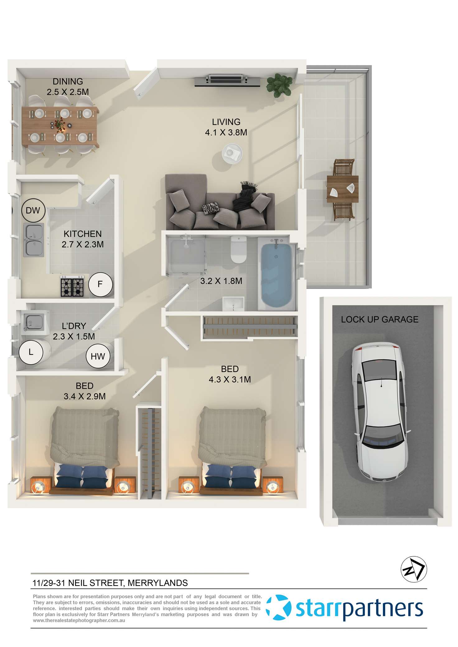 Floorplan of Homely unit listing, 11/29-31 Neil Street, Merrylands NSW 2160