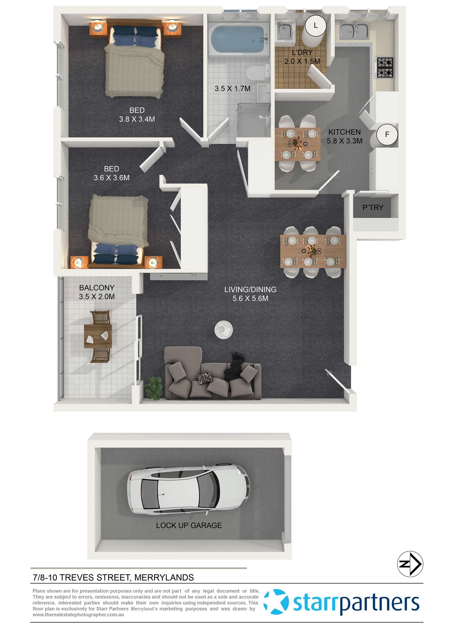 Floorplan of Homely unit listing, 7/8-10 Treves Street, Merrylands NSW 2160