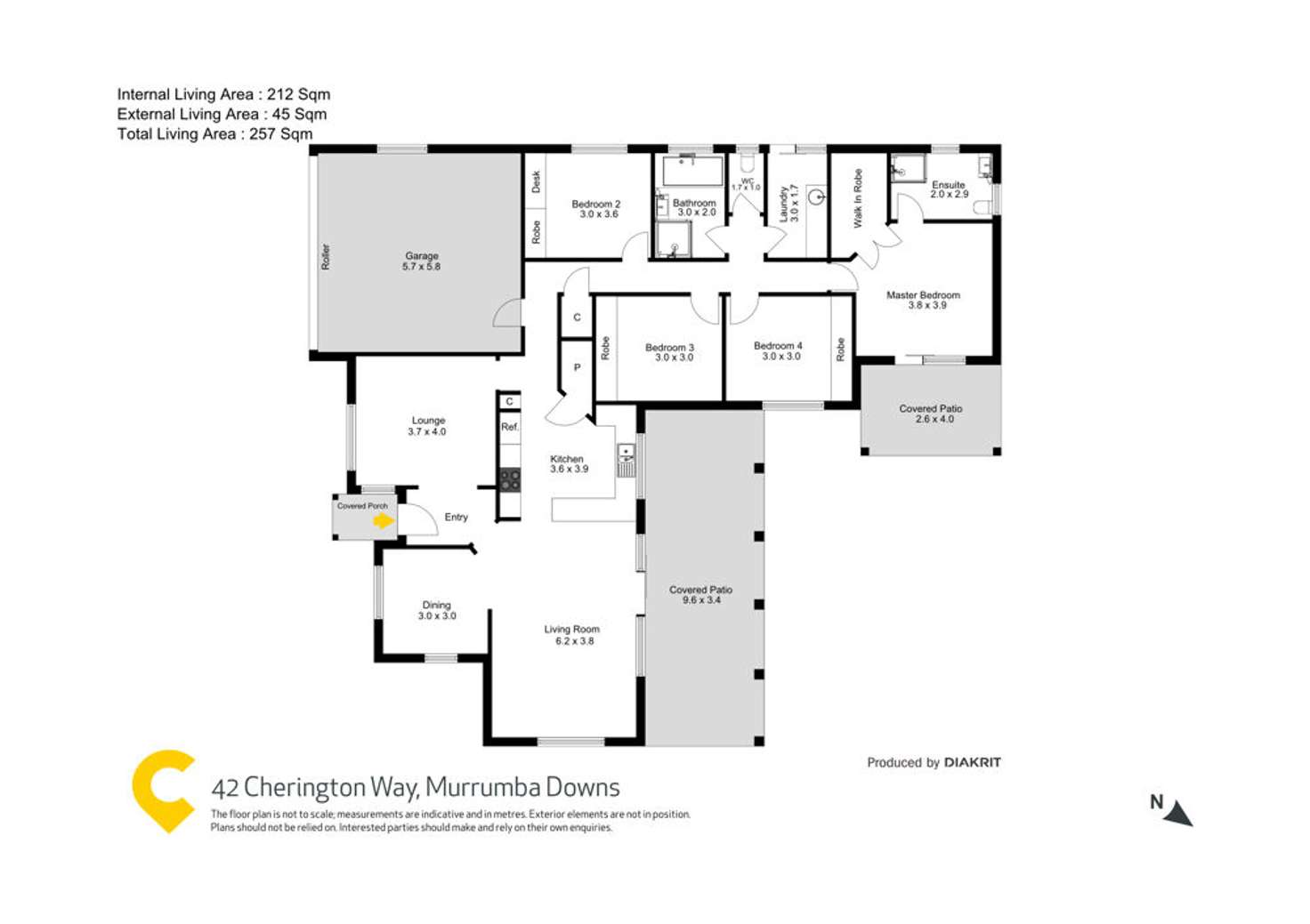 Floorplan of Homely house listing, 42 Cherington Way, Murrumba Downs QLD 4503