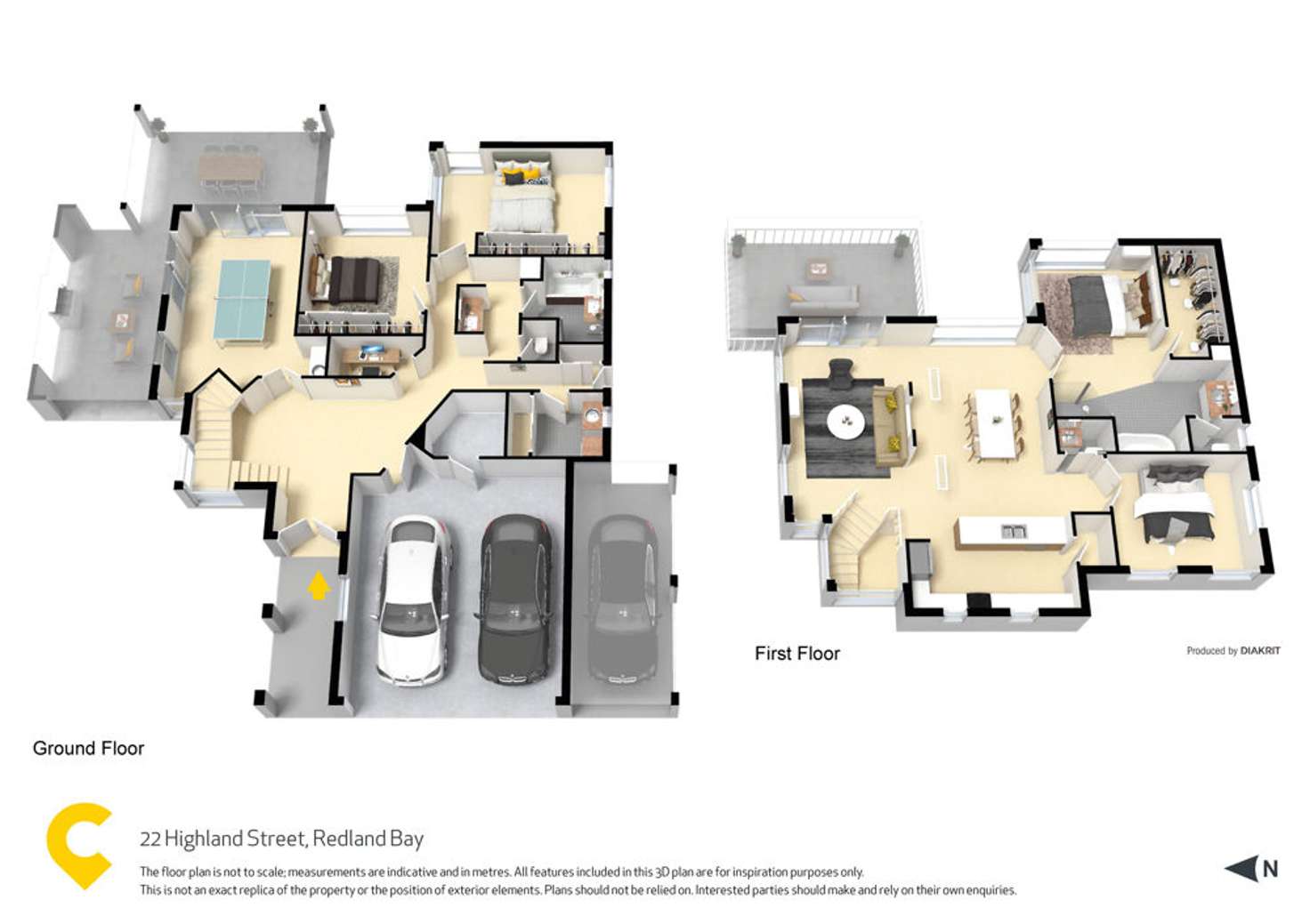 Floorplan of Homely house listing, 22 Highland Street, Redland Bay QLD 4165