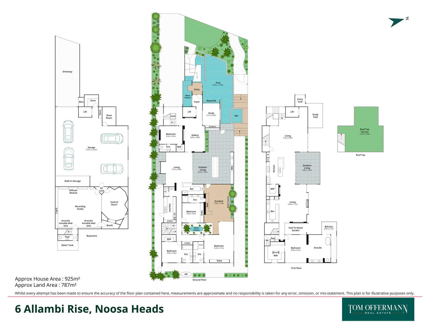 Floorplan of Homely house listing, 6 Allambi Rise, Noosa Heads QLD 4567