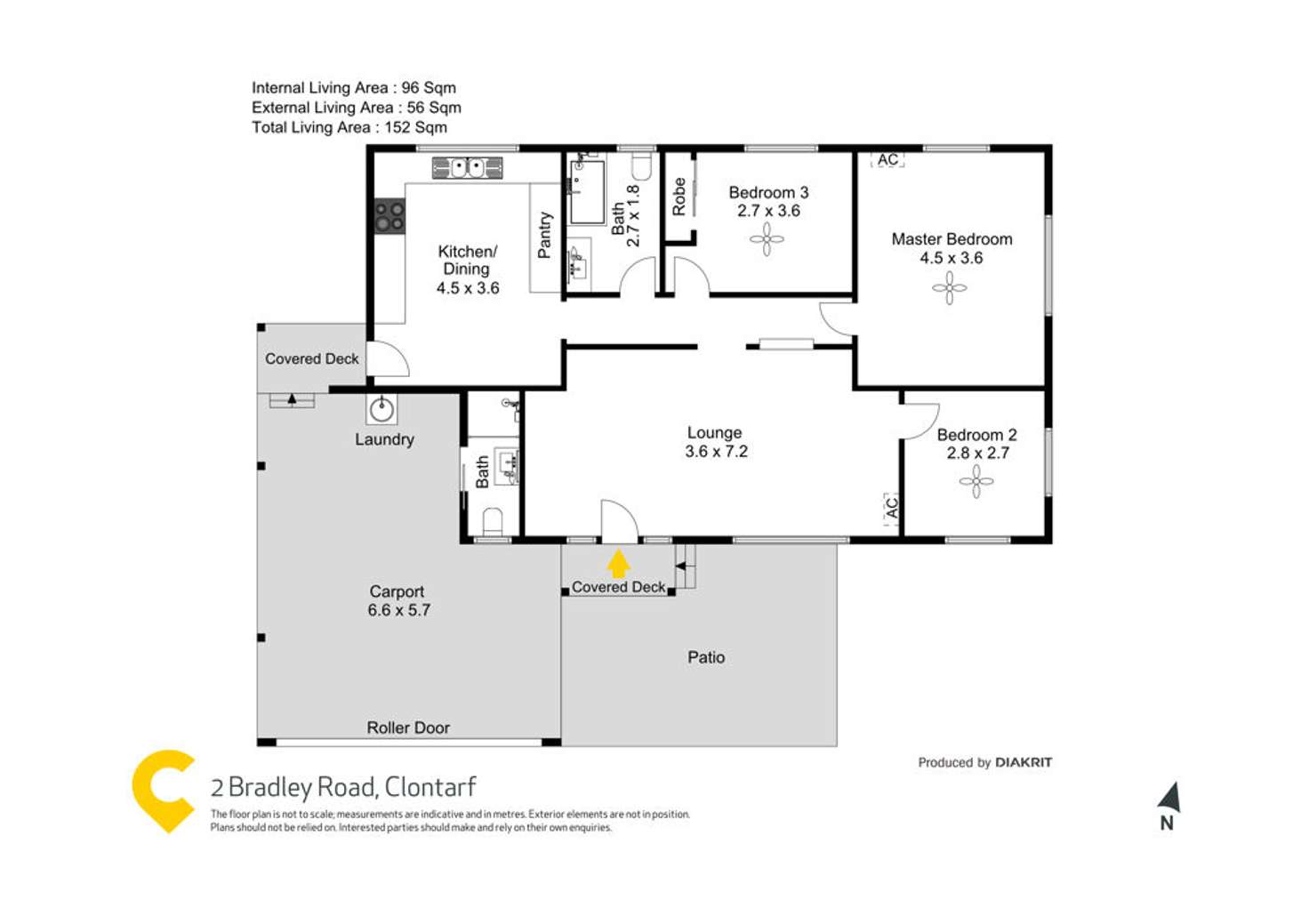 Floorplan of Homely house listing, 2 Bradley Road, Clontarf QLD 4019