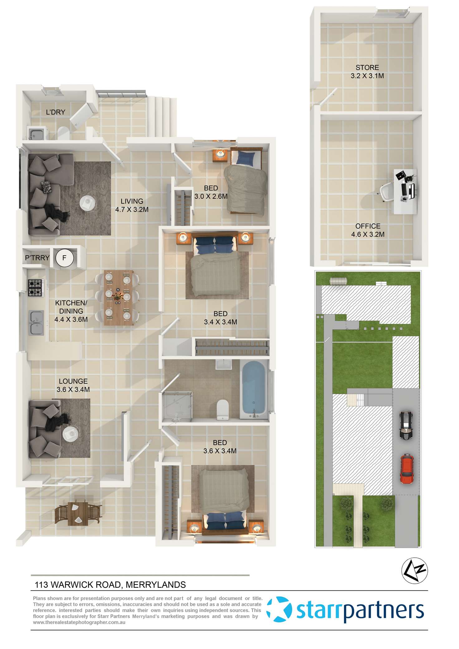 Floorplan of Homely house listing, 113 Warwick Road, Merrylands NSW 2160