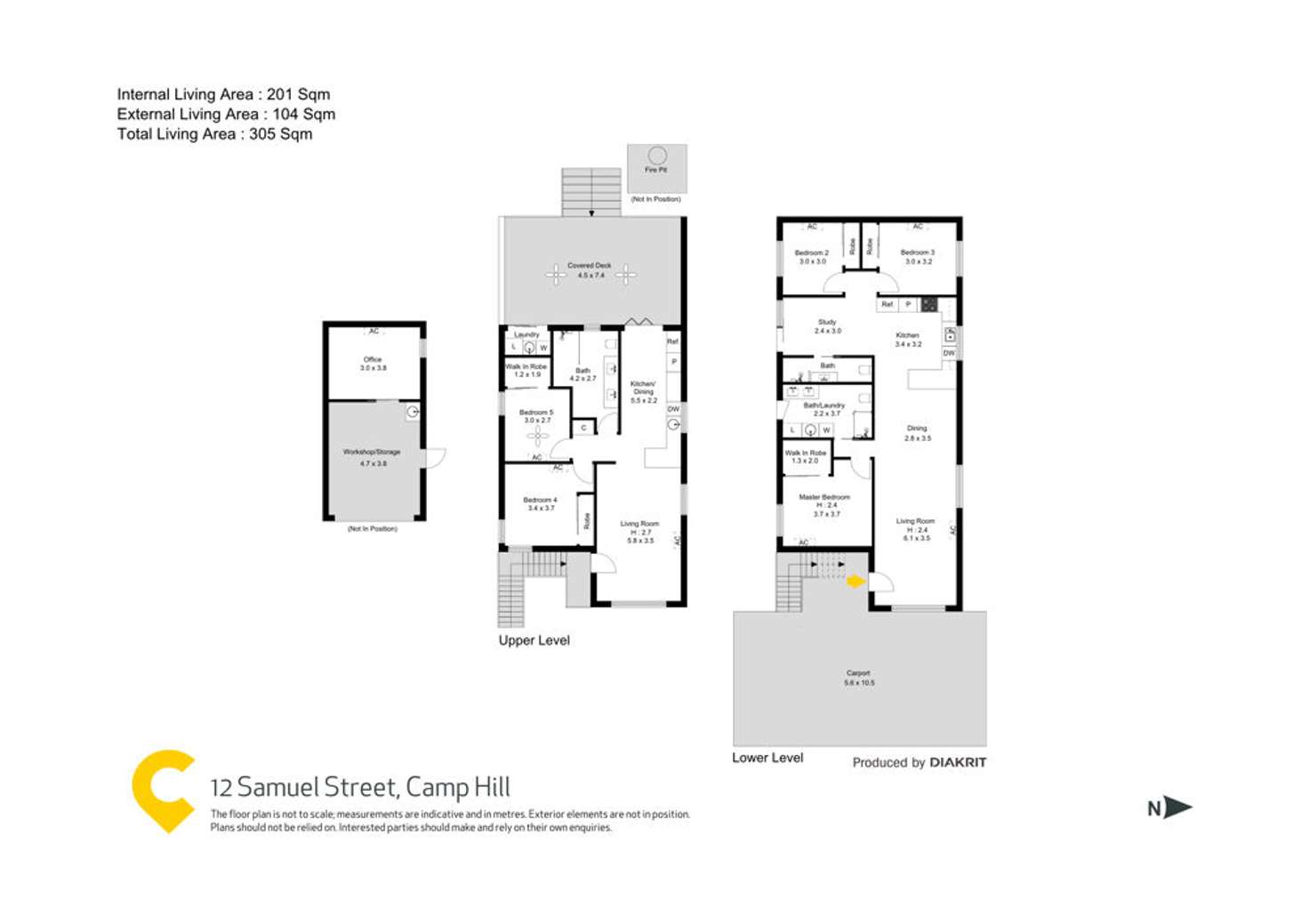 Floorplan of Homely house listing, 33 Wotton Street, Camp Hill QLD 4152