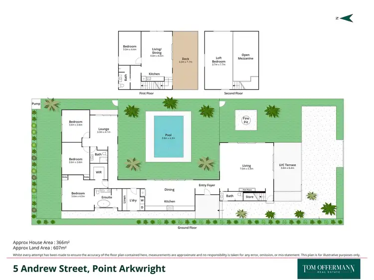 Floorplan of Homely house listing, 5 Andrew Street, Point Arkwright QLD 4573