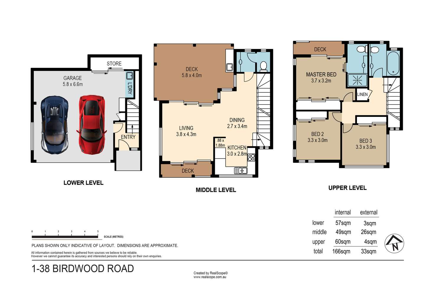 Floorplan of Homely townhouse listing, 1/38 Birdwood Road, Carina Heights QLD 4152