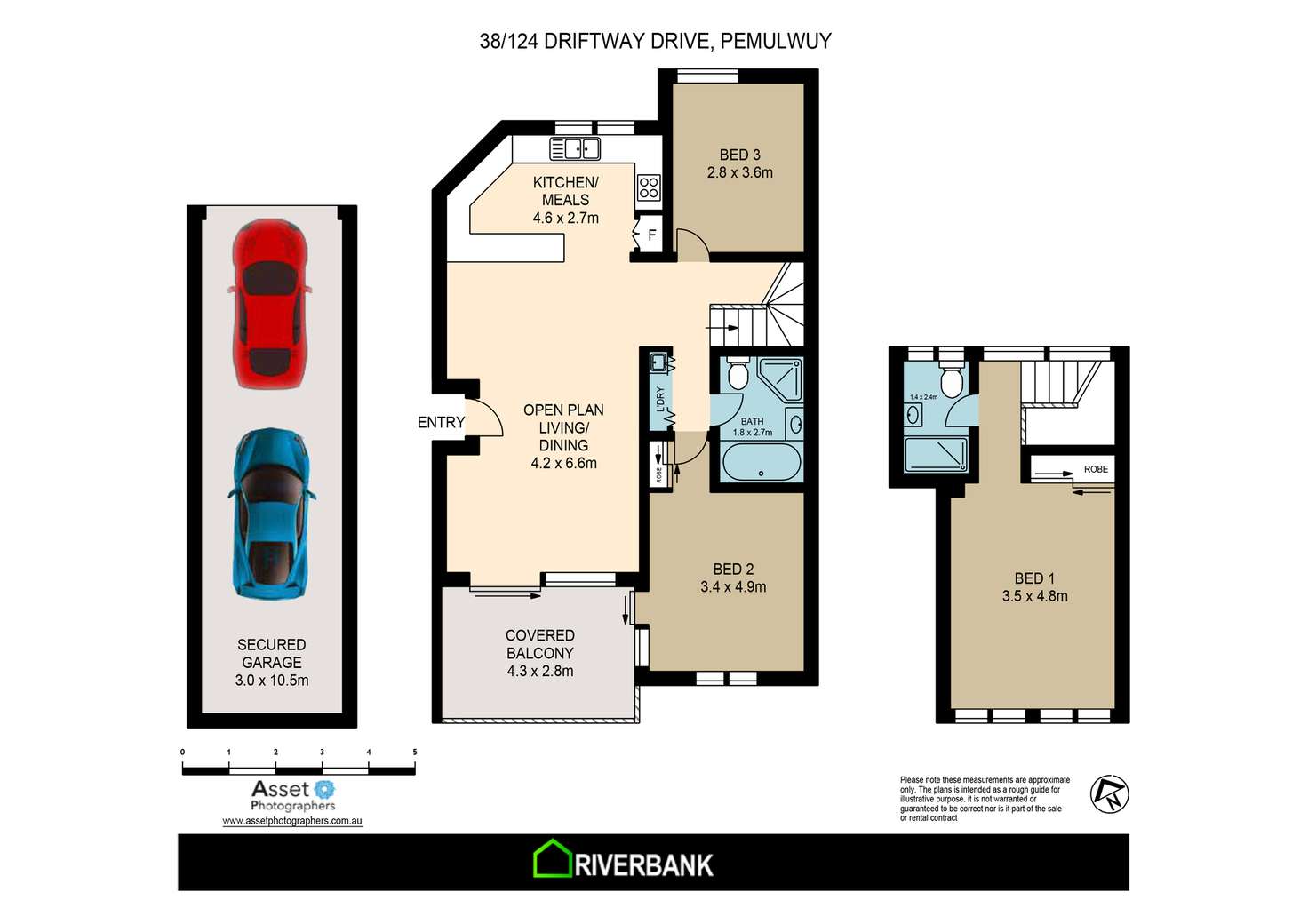 Floorplan of Homely unit listing, 38/124 Driftway Drive, Pemulwuy NSW 2145