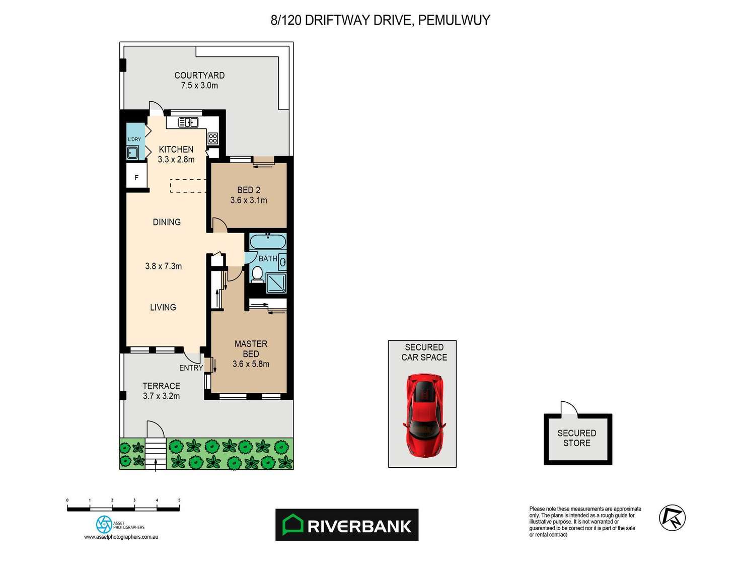 Floorplan of Homely apartment listing, 8/120 Driftway Drive, Pemulwuy NSW 2145