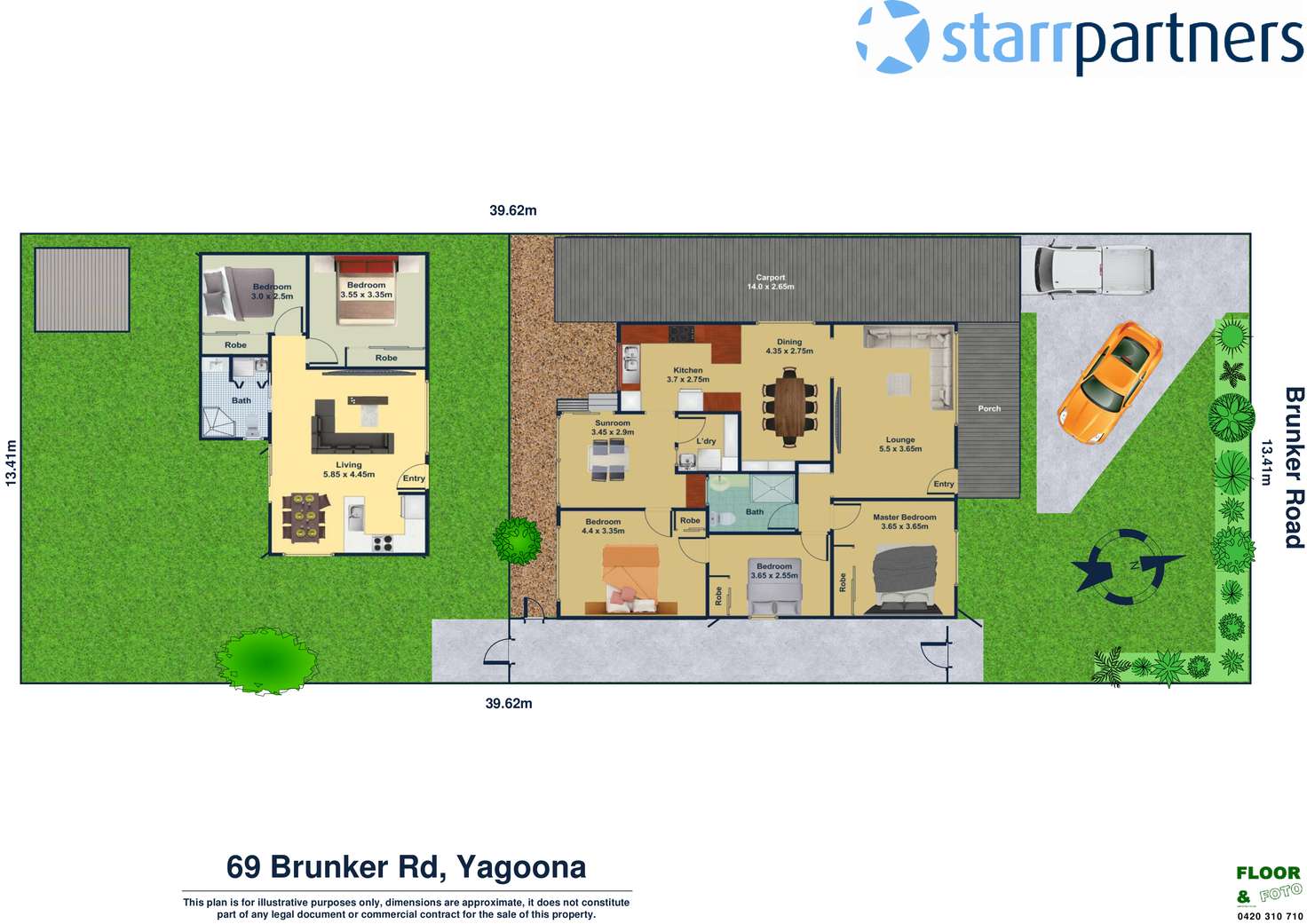 Floorplan of Homely house listing, 69 Brunker Road, Yagoona NSW 2199