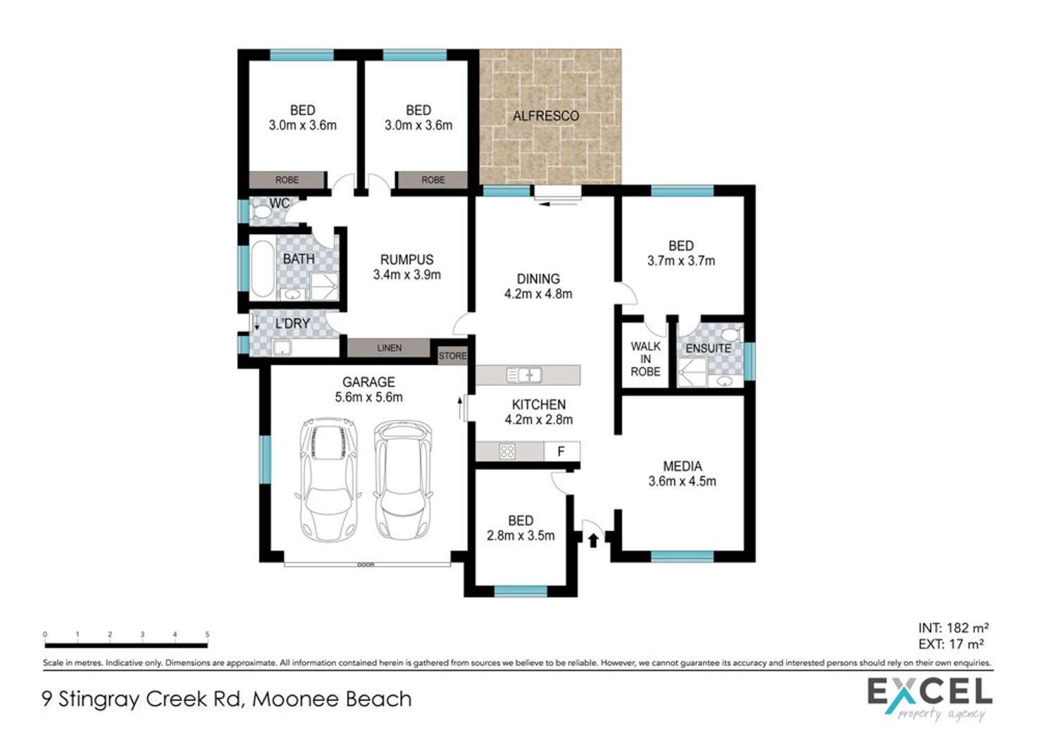 Floorplan of Homely house listing, 9 Stingray Creek Road, Moonee Beach NSW 2450