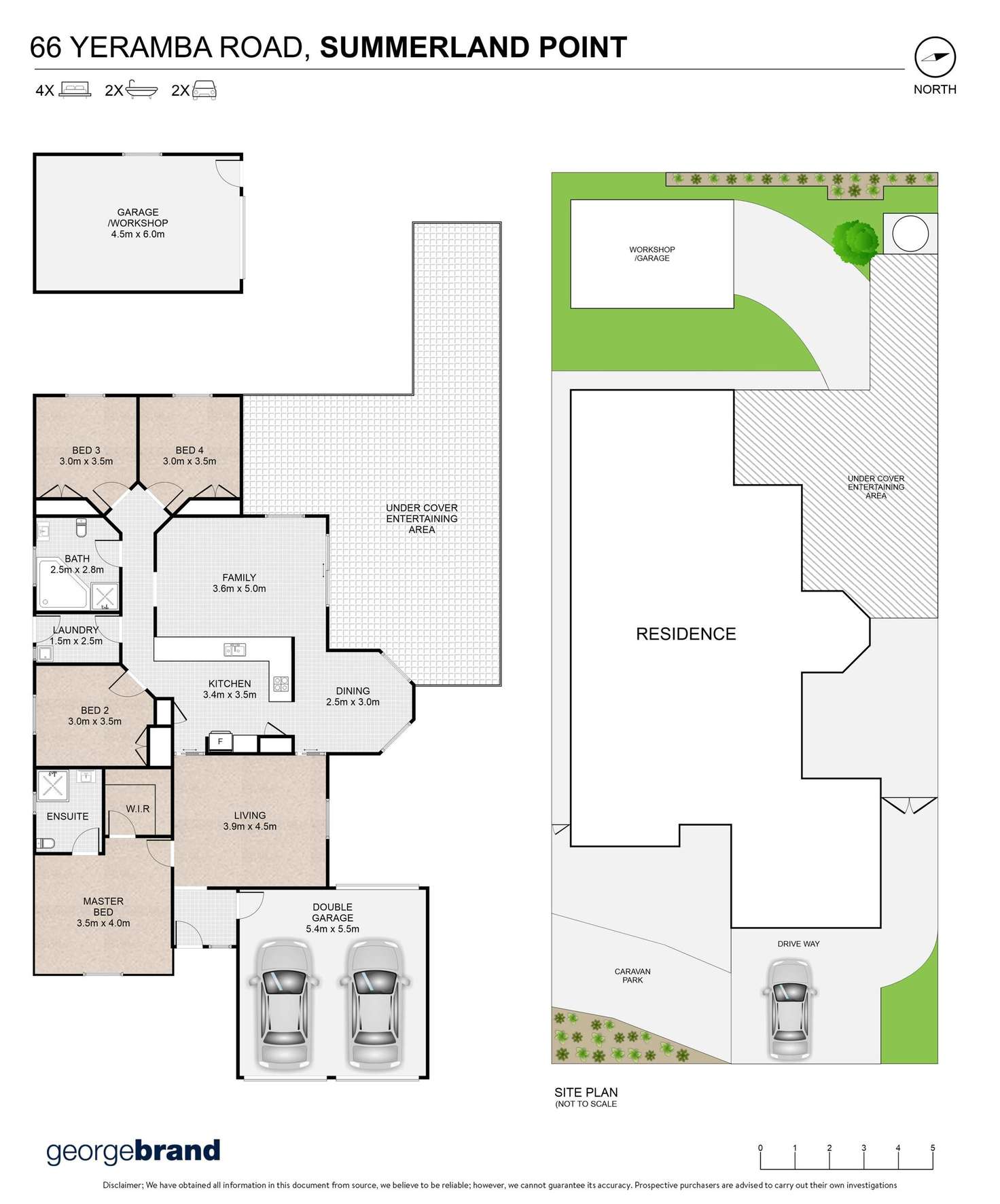 Floorplan of Homely house listing, 66 Yeramba Road, Summerland Point NSW 2259