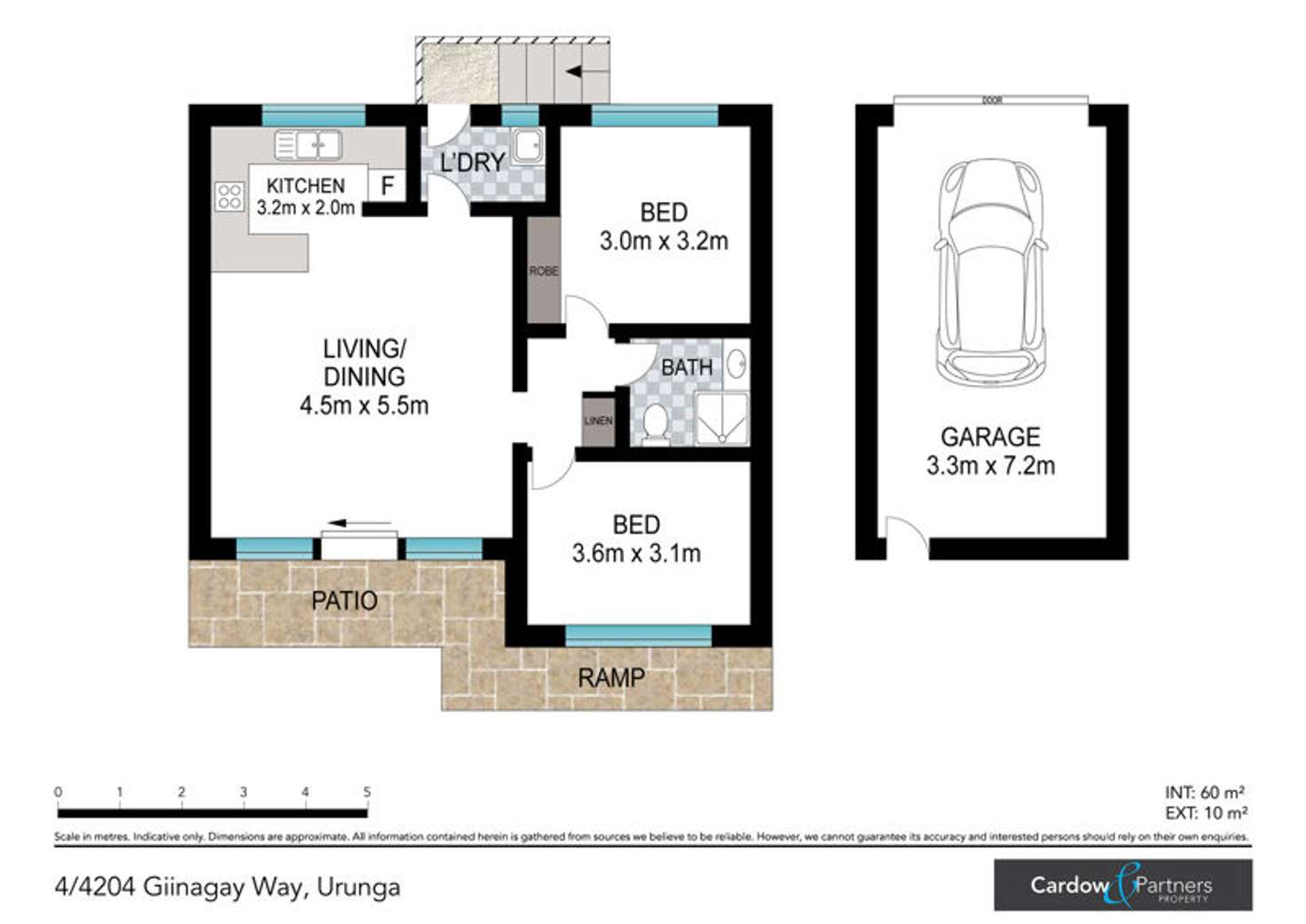 Floorplan of Homely unit listing, 4/4200 Giinagay Way, Urunga NSW 2455