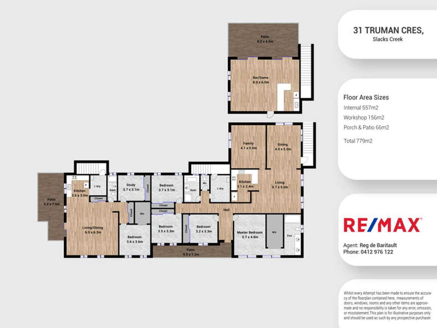 Floorplan of Homely acreageSemiRural listing, 31 Truman Crescent, Slacks Creek QLD 4127