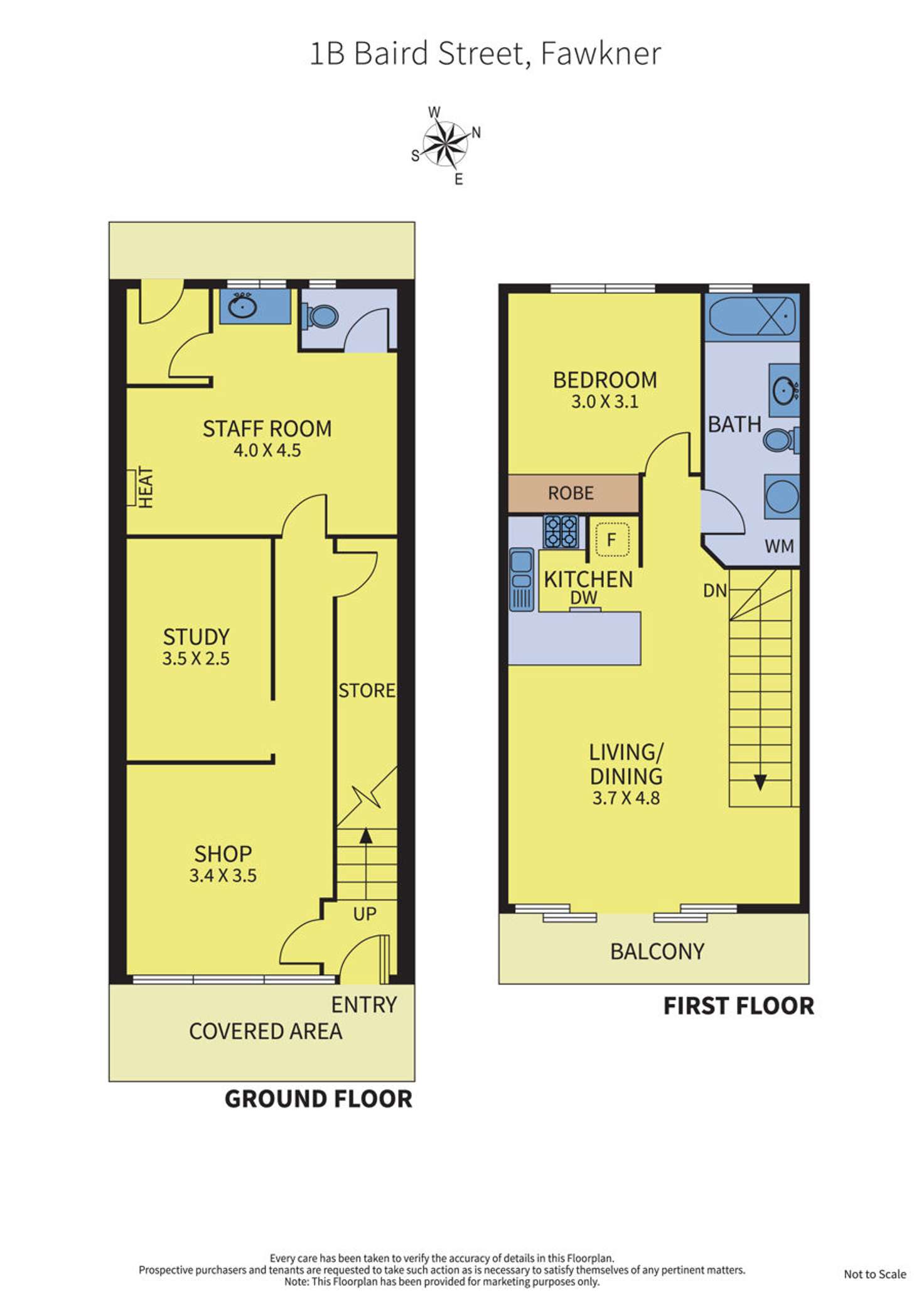 Floorplan of Homely house listing, 1b Baird Street, Fawkner VIC 3060