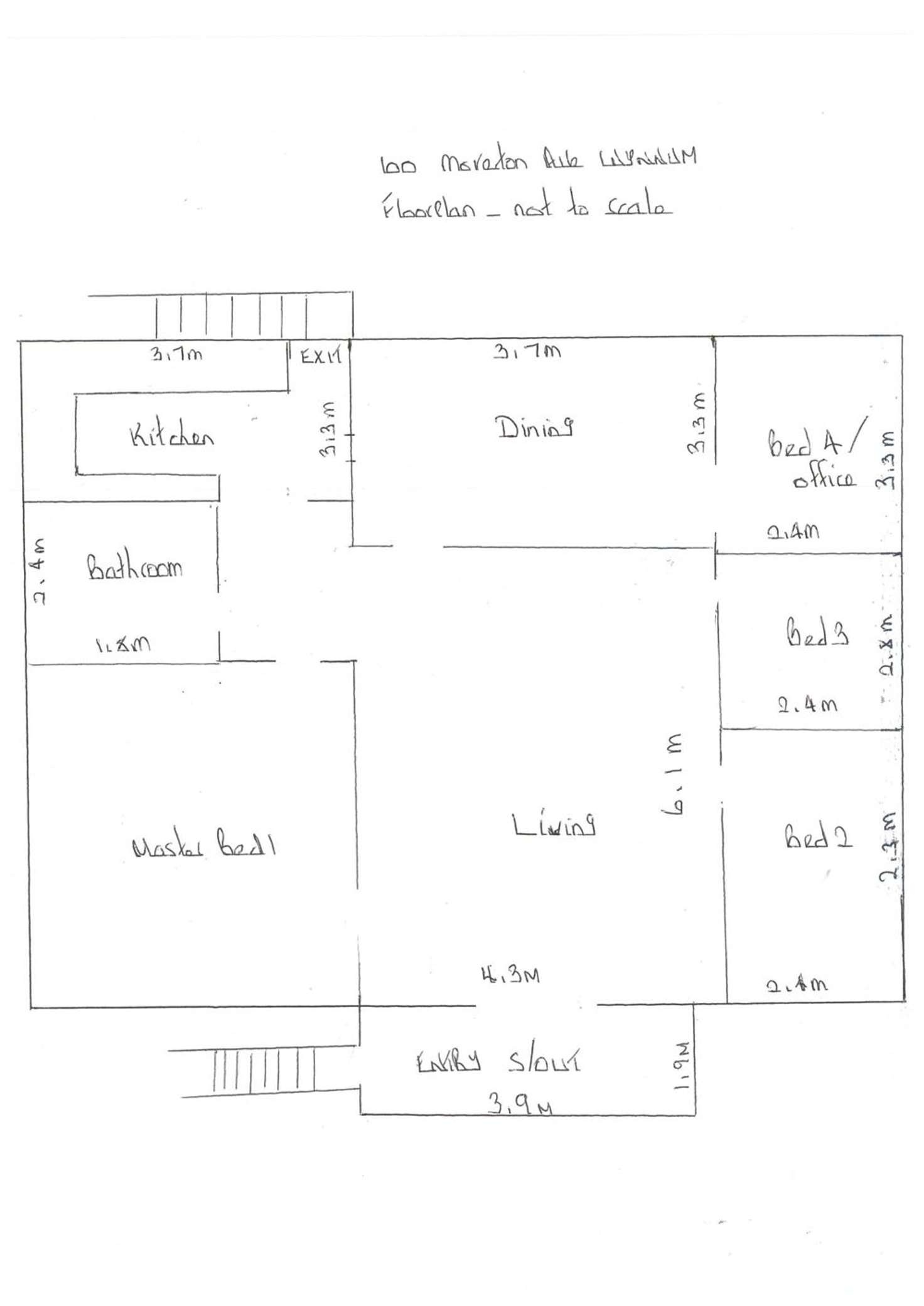 Floorplan of Homely house listing, 100 Moreton Ave, Wynnum QLD 4178