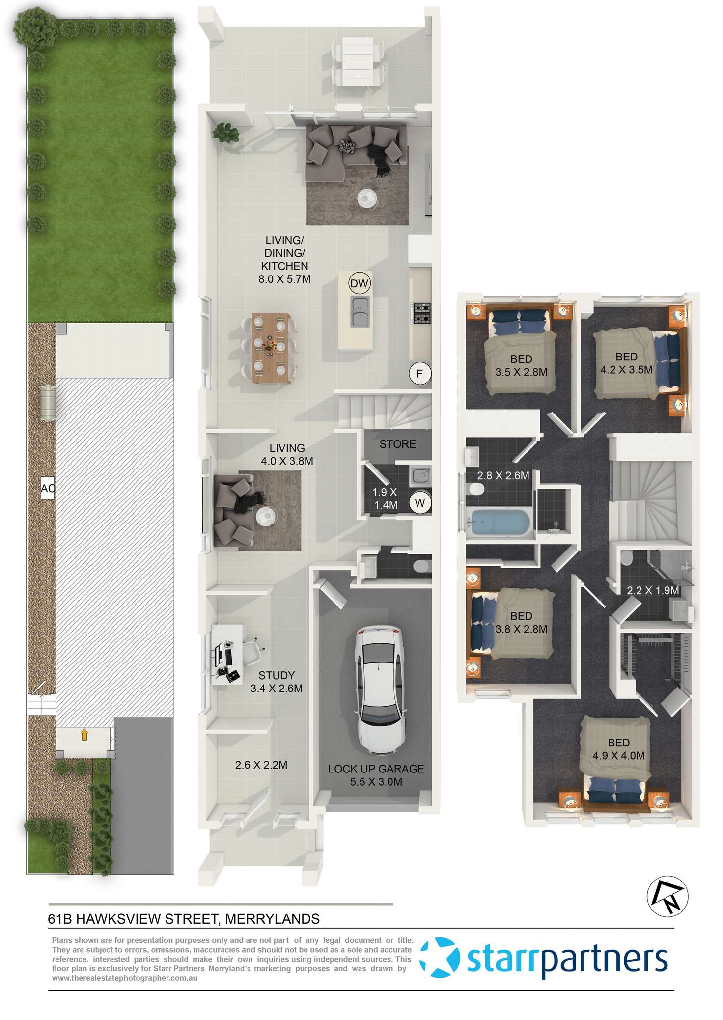 Floorplan of Homely house listing, 61b Hawksview Street, Merrylands NSW 2160