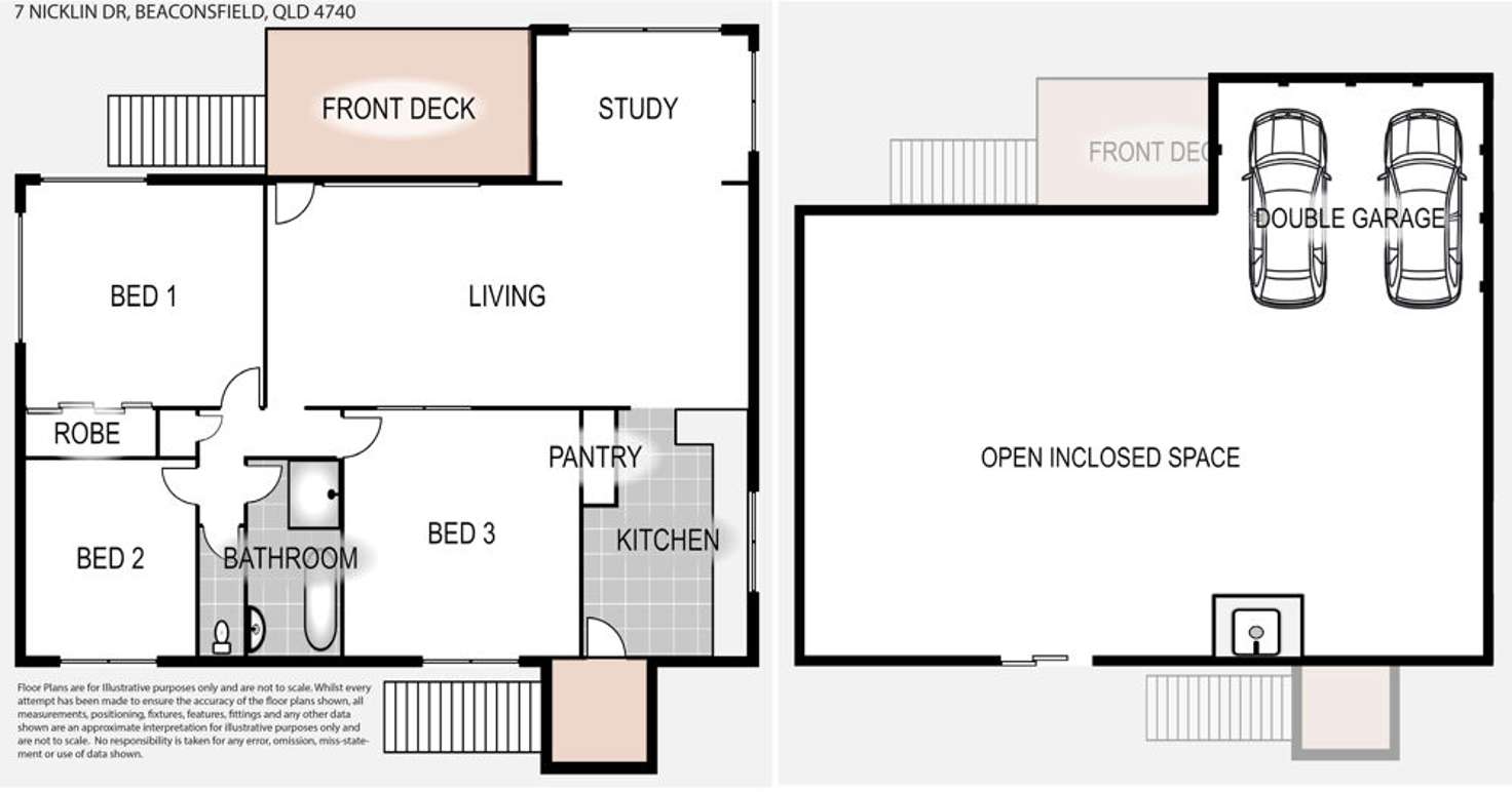 Floorplan of Homely house listing, 7 Nicklin Drive, Beaconsfield QLD 4740