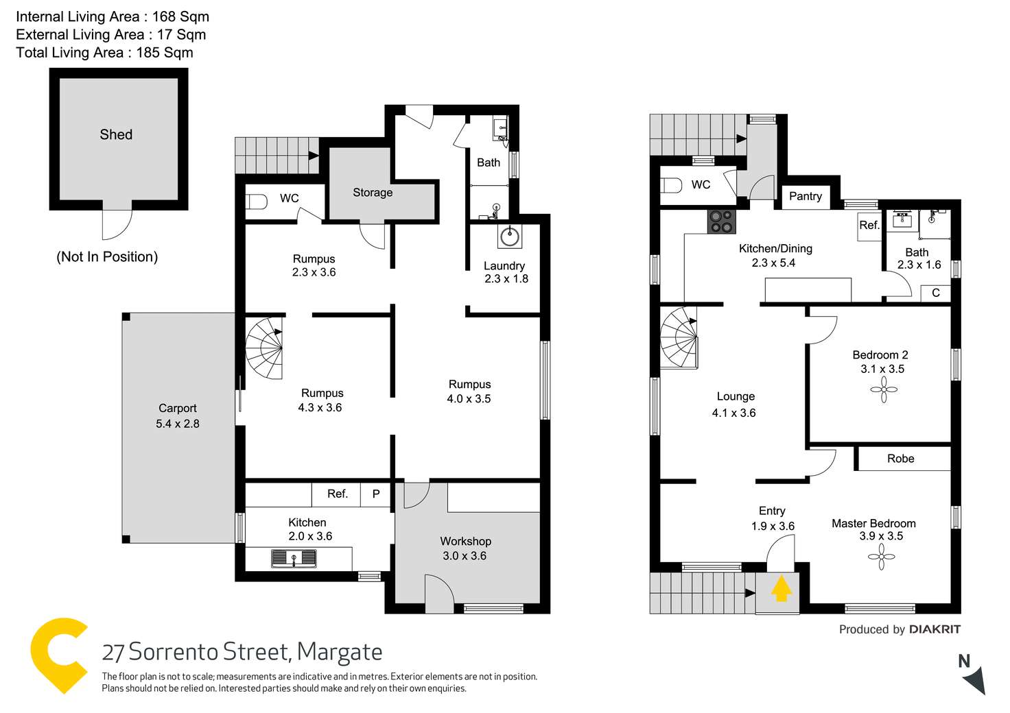 Floorplan of Homely house listing, 27 Sorrento Street, Margate QLD 4019