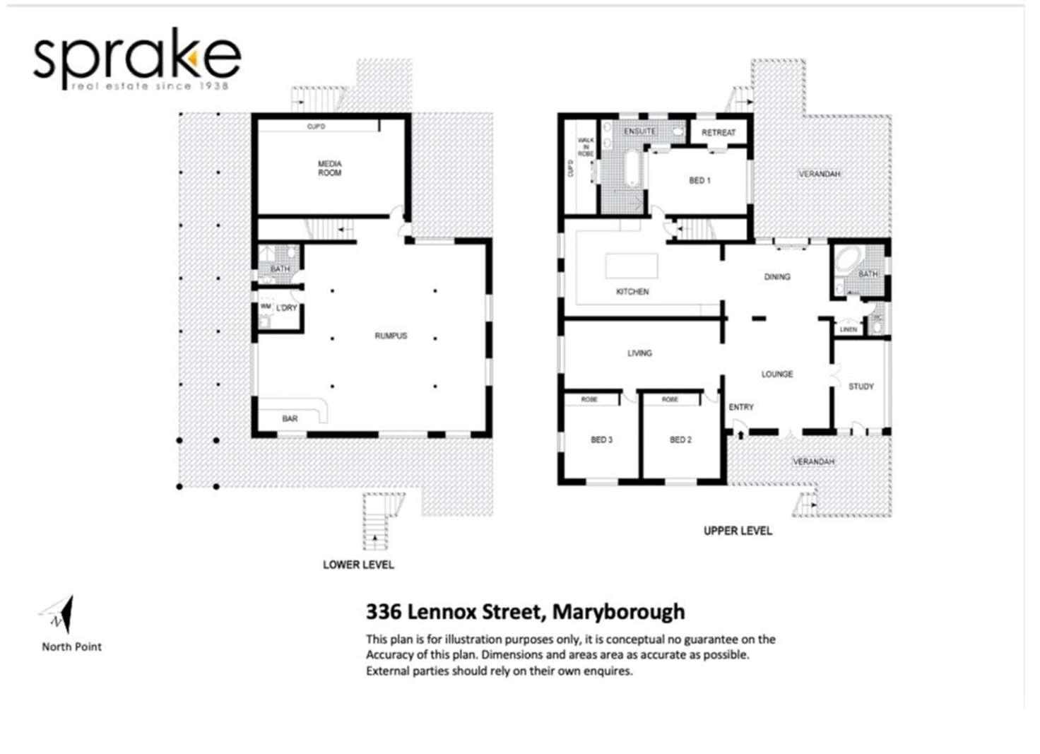 Floorplan of Homely house listing, 336 Lennox Street, Maryborough QLD 4650