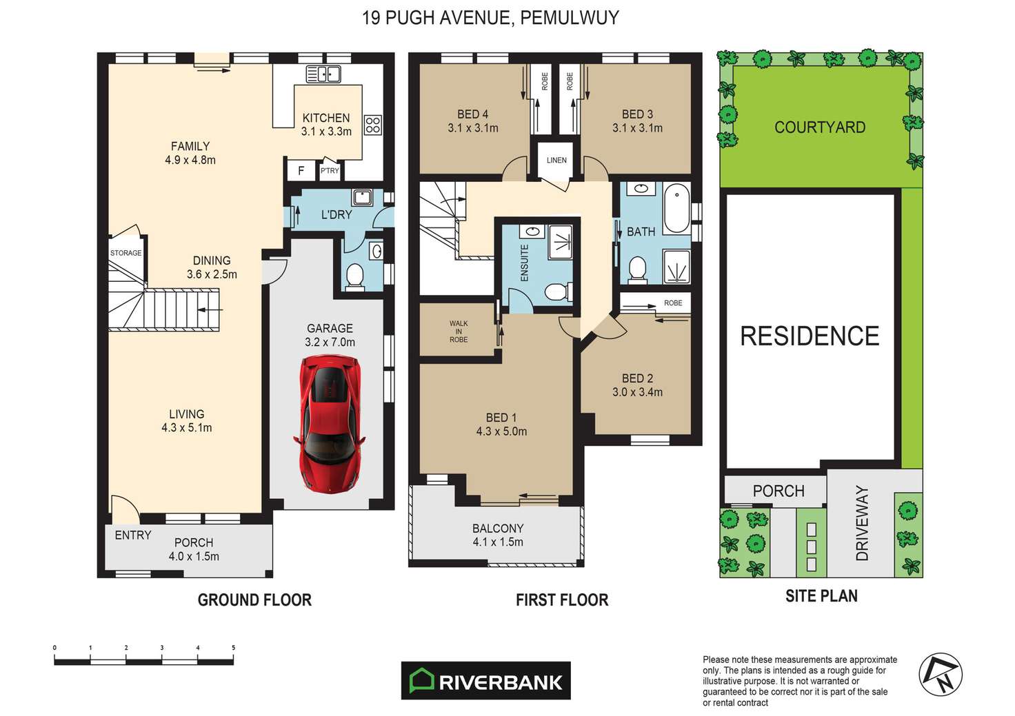 Floorplan of Homely house listing, 19 Pugh Ave, Pemulwuy NSW 2145