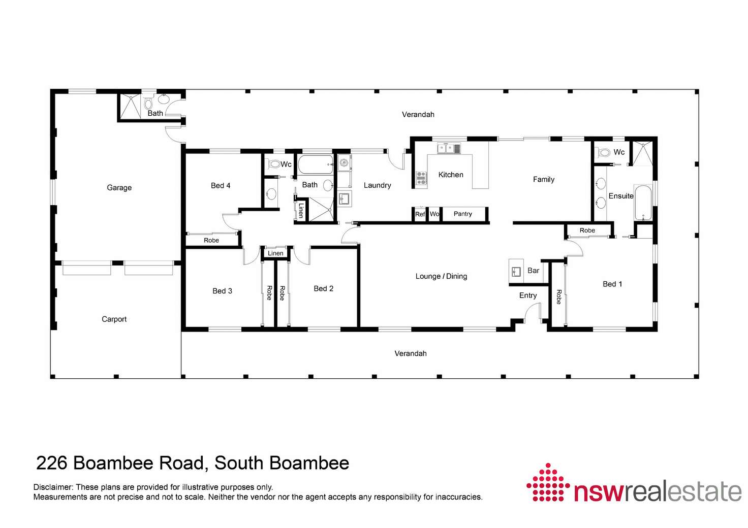 Floorplan of Homely acreageSemiRural listing, 226 South Boambee Road, Boambee NSW 2450
