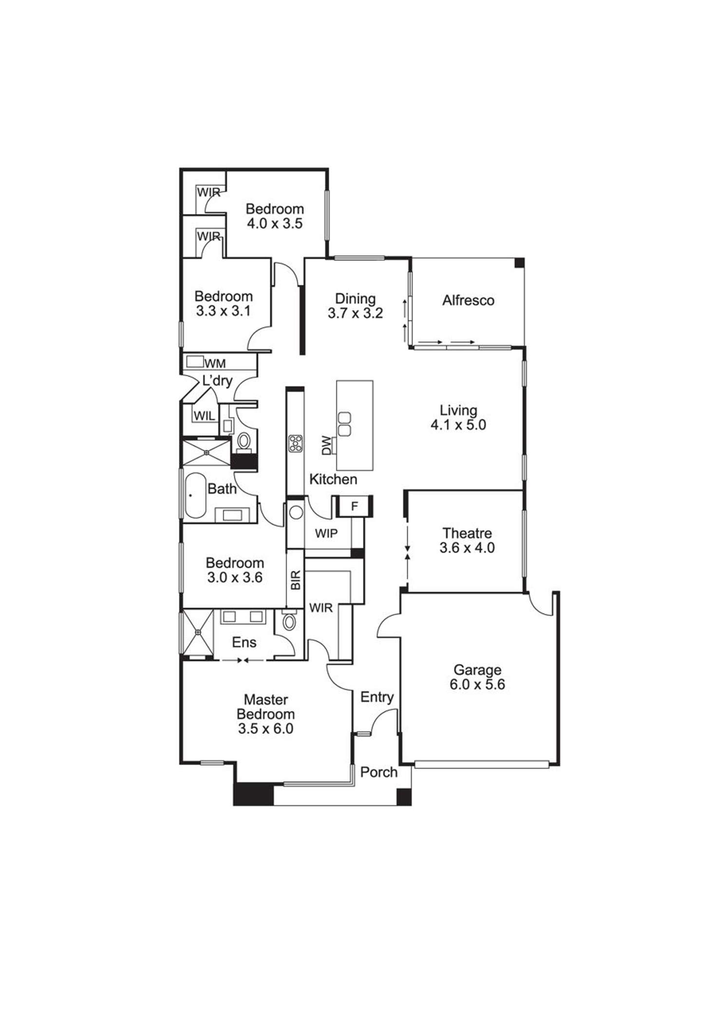 Floorplan of Homely house listing, 25 Zieria Drive, South Morang VIC 3752