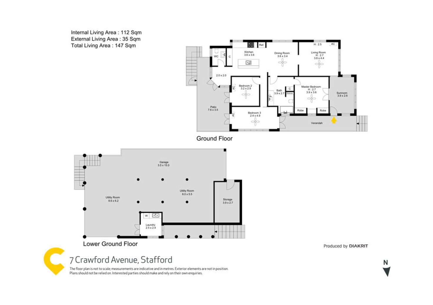 Floorplan of Homely house listing, 7 Crawford Avenue, Stafford QLD 4053