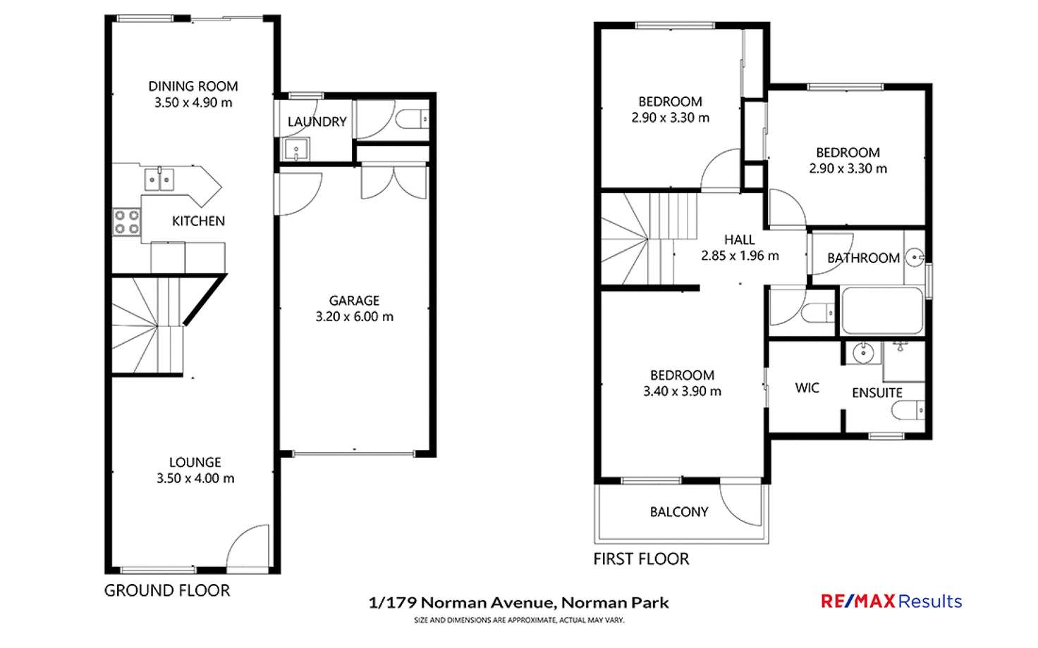 Floorplan of Homely townhouse listing, 1/179 Norman Avenue, Norman Park QLD 4170