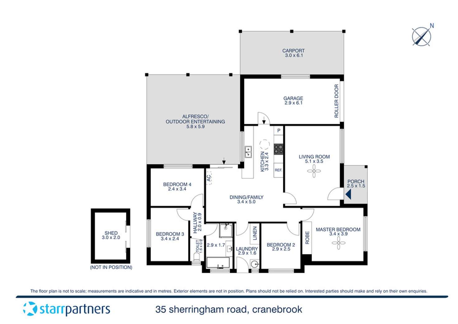 Floorplan of Homely house listing, 35 Sherringham Road, Cranebrook NSW 2749