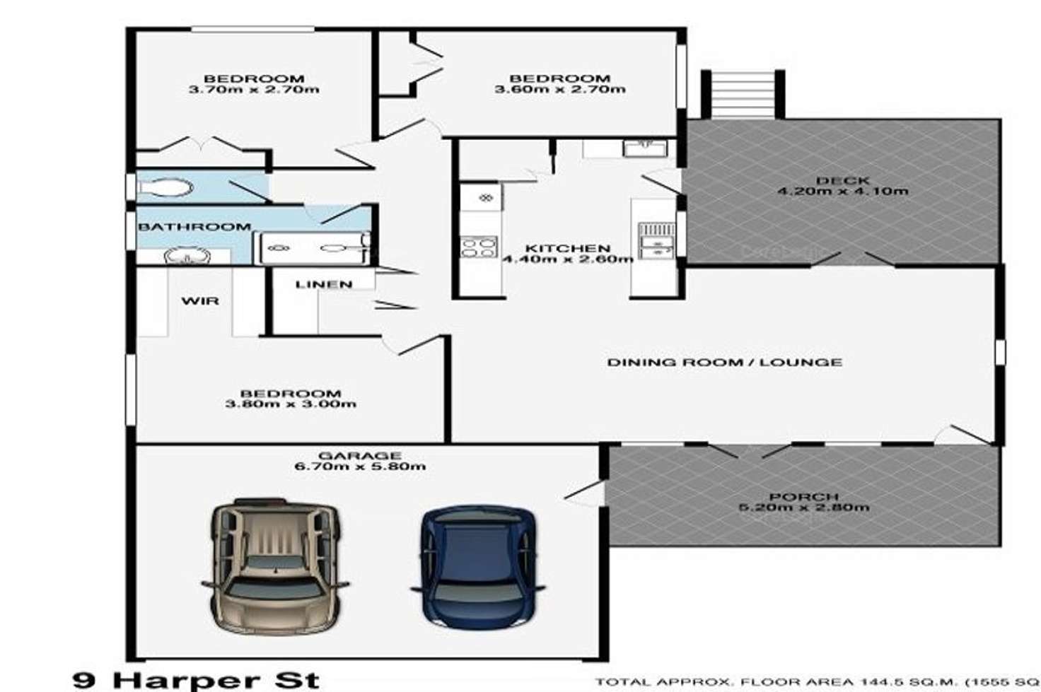 Floorplan of Homely house listing, 9 Harper st, Mount Gravatt QLD 4122