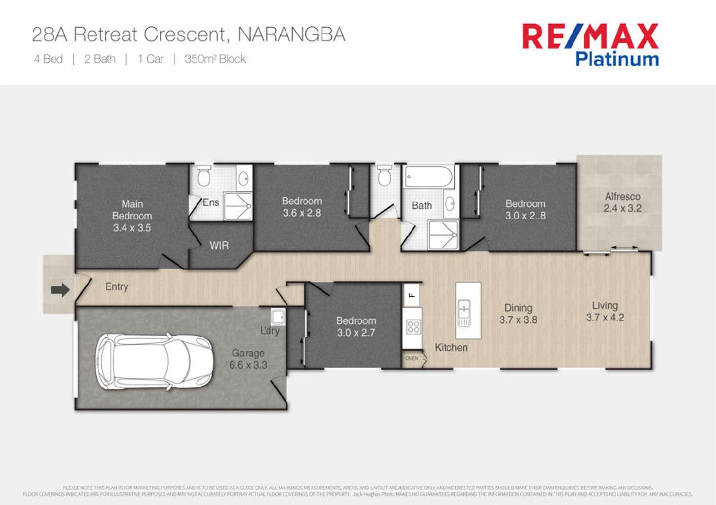Floorplan of Homely house listing, 28A Retreat Crescent, Narangba QLD 4504