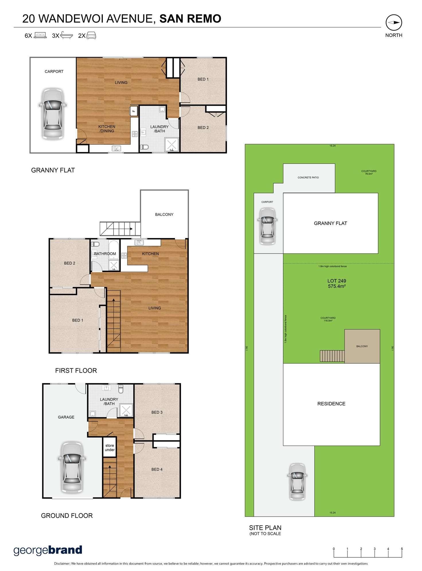 Floorplan of Homely house listing, 20 Wandewoi Avenue, San Remo NSW 2262