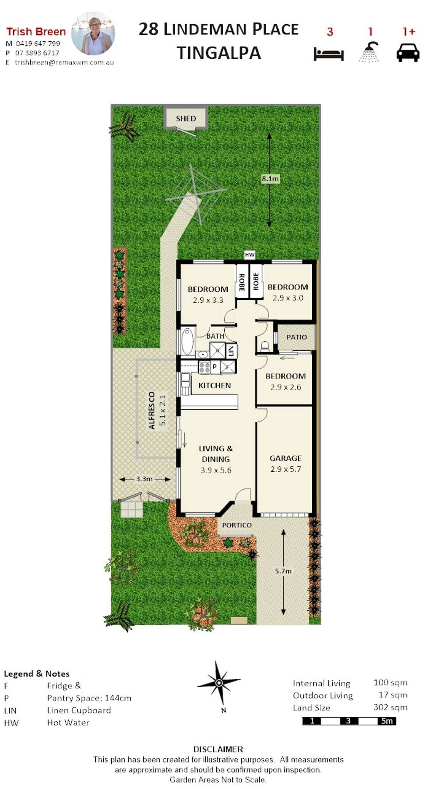 Floorplan of Homely house listing, 28 Lindeman Place, Tingalpa QLD 4173