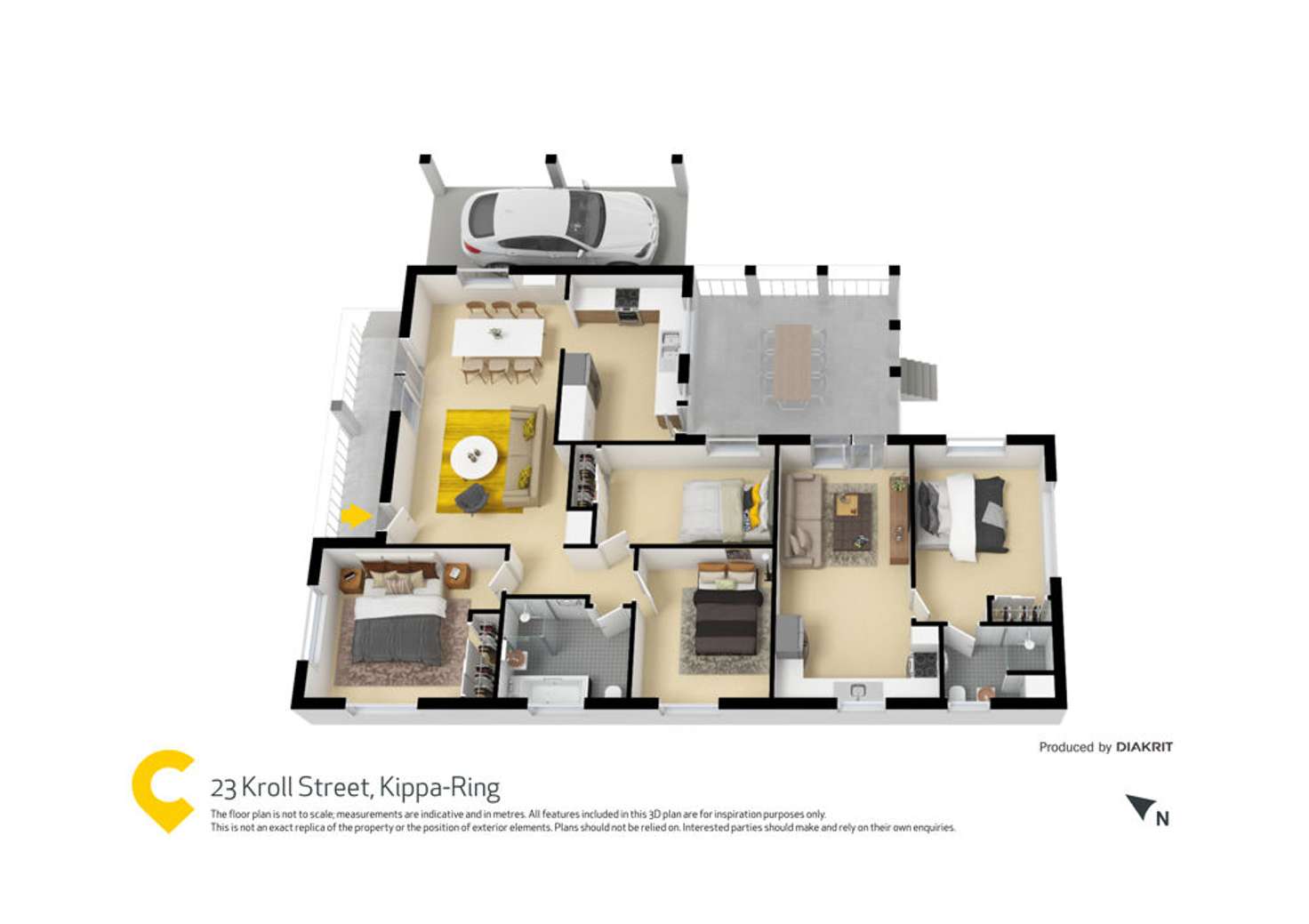 Floorplan of Homely house listing, 23 Kroll Street, Kippa-ring QLD 4021